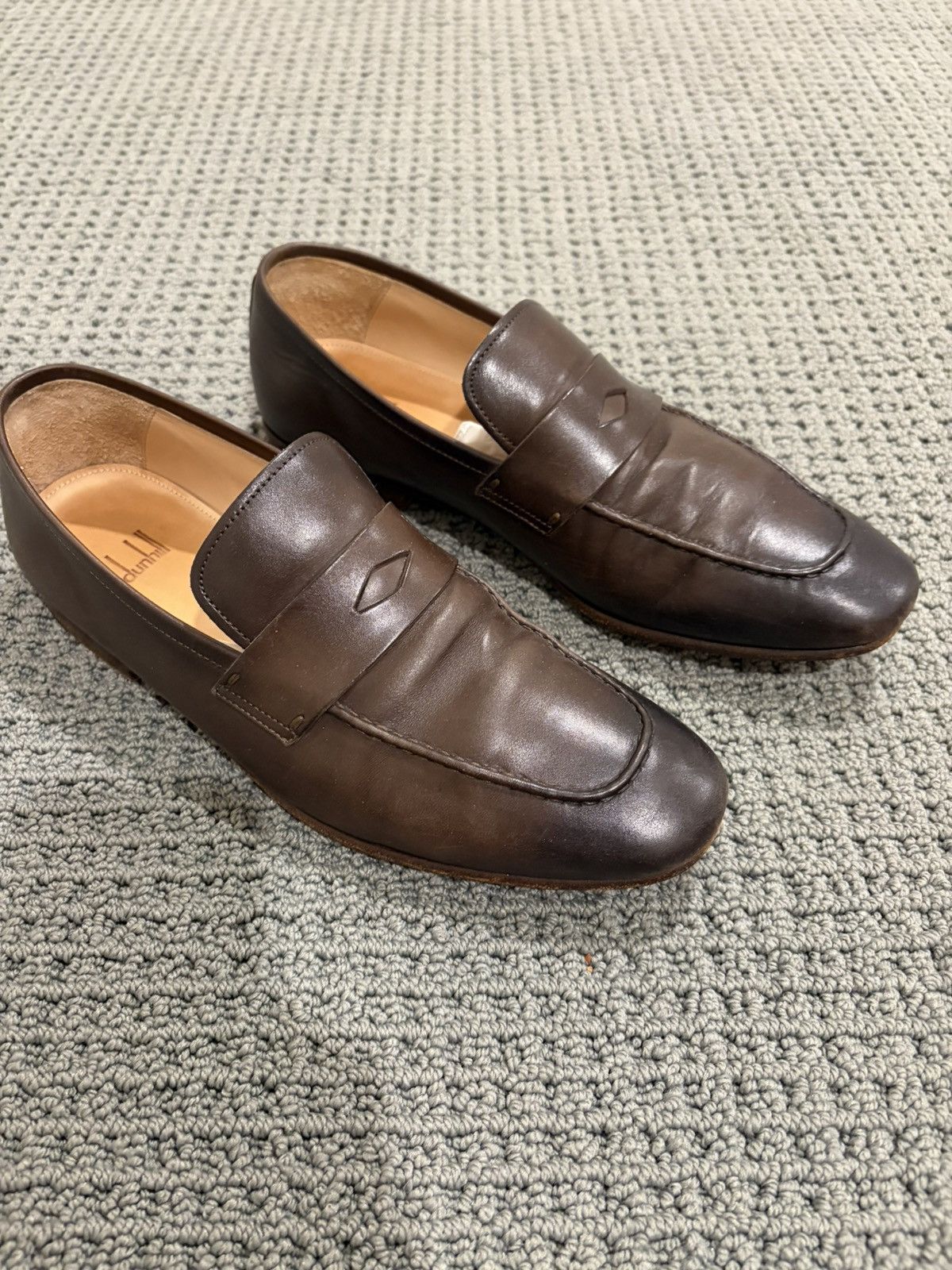 $995 authentic Dunhill loafers in calfskin