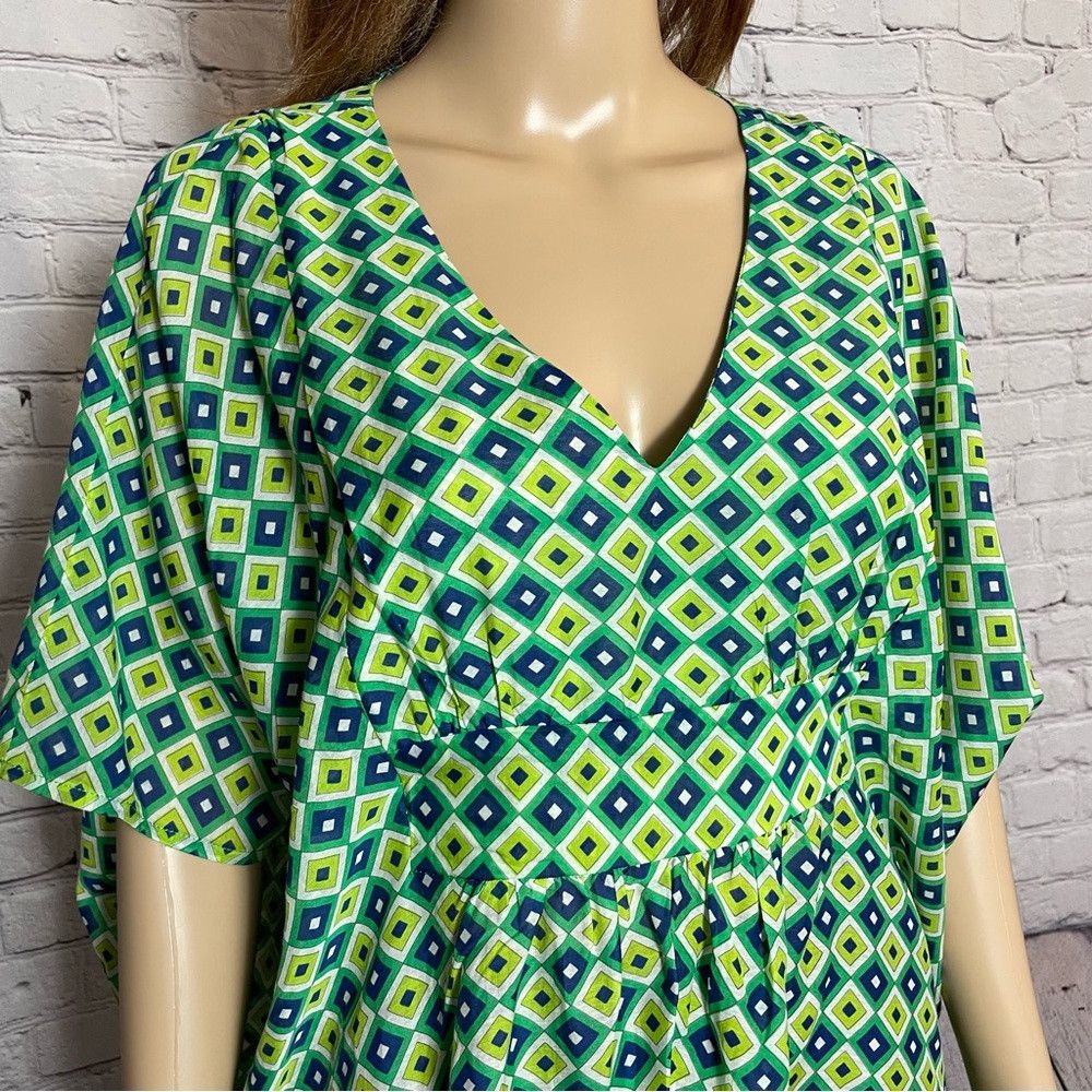 Other JB Julie Brown Cotton Silk Green Top Size M Size M / US 6-8 / IT 42-44 - 3 Thumbnail