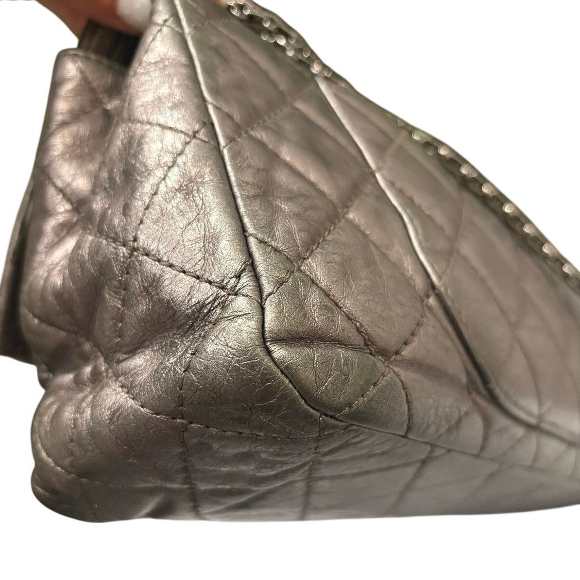 Chanel Chanel Reissue 2.25 227 Metallic Lambskin Double Flap Size ONE SIZE - 8 Thumbnail