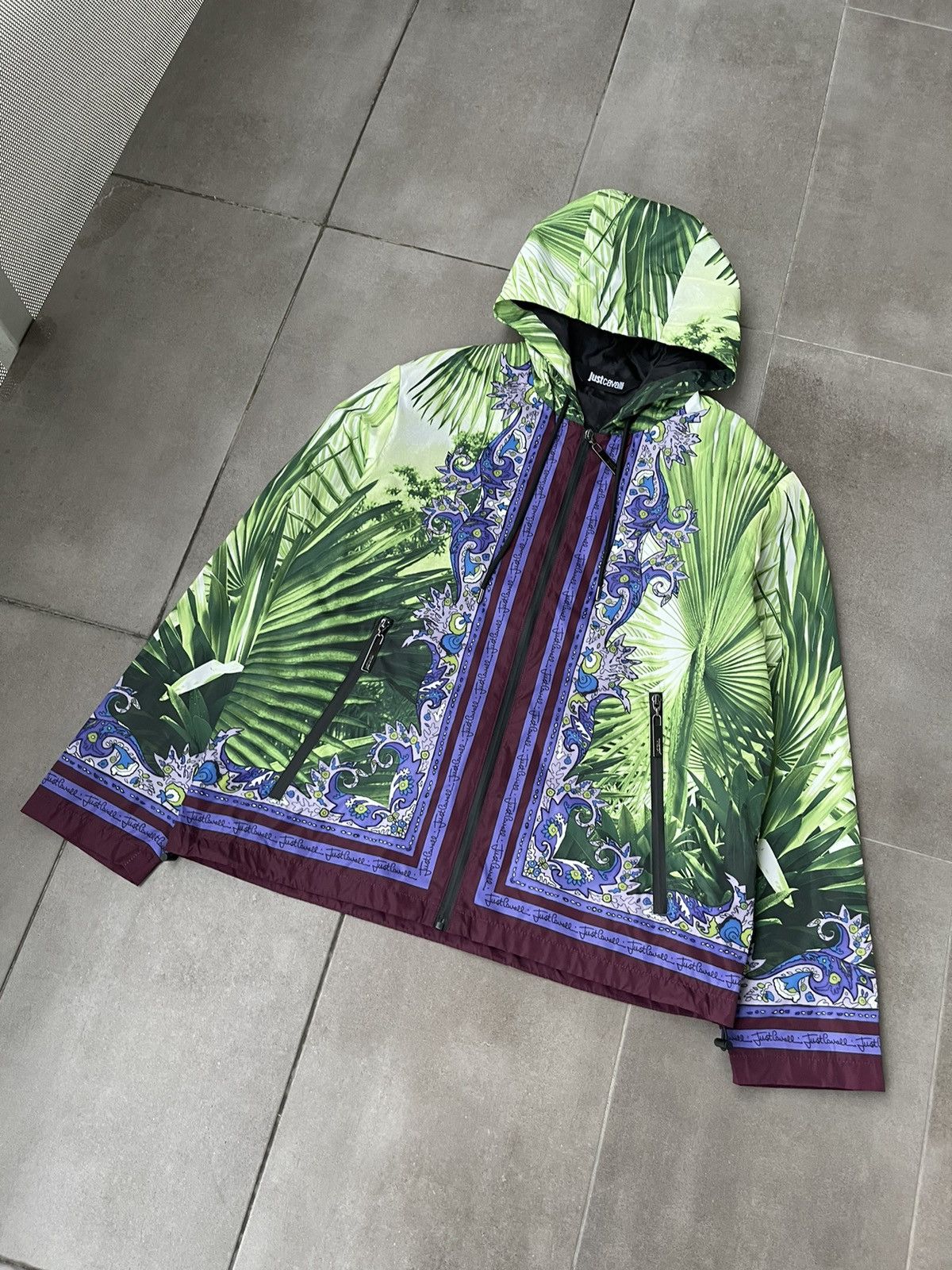 Just Cavalli !DS! FW22 Just Cavalli Eden Foulard Summer Jacket Size US M / EU 48-50 / 2 - 8 Thumbnail