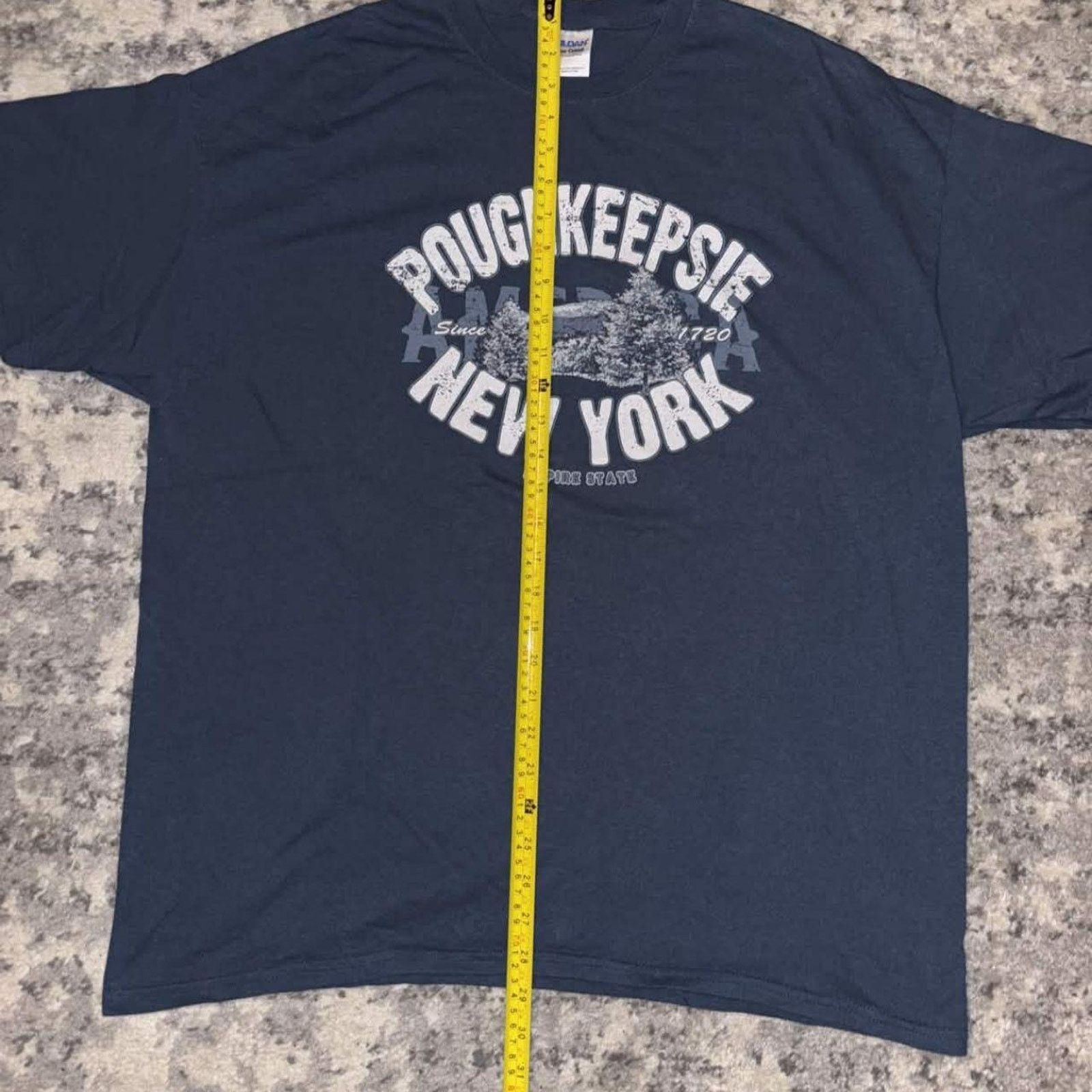 Vintage 00s Poughkeepsie New York Destination Tee Size US XL / EU 56 / 4 - 4 Thumbnail