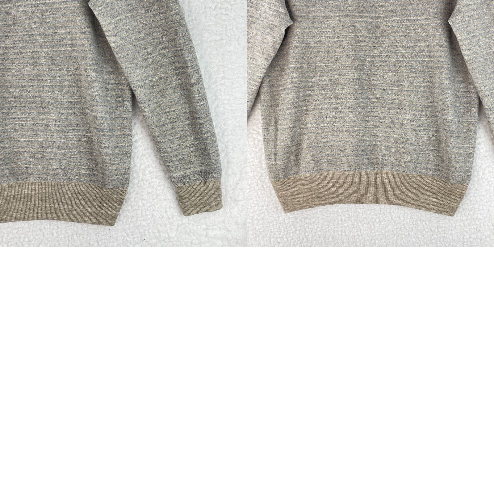 Jos. A. Bank Jos. A. Bank Reserve Sweater Mens Large Beige Wool Blend V-Neck Long Sleeve Knit Pullover Size US L / EU 52-54 / 3 - 10 Thumbnail