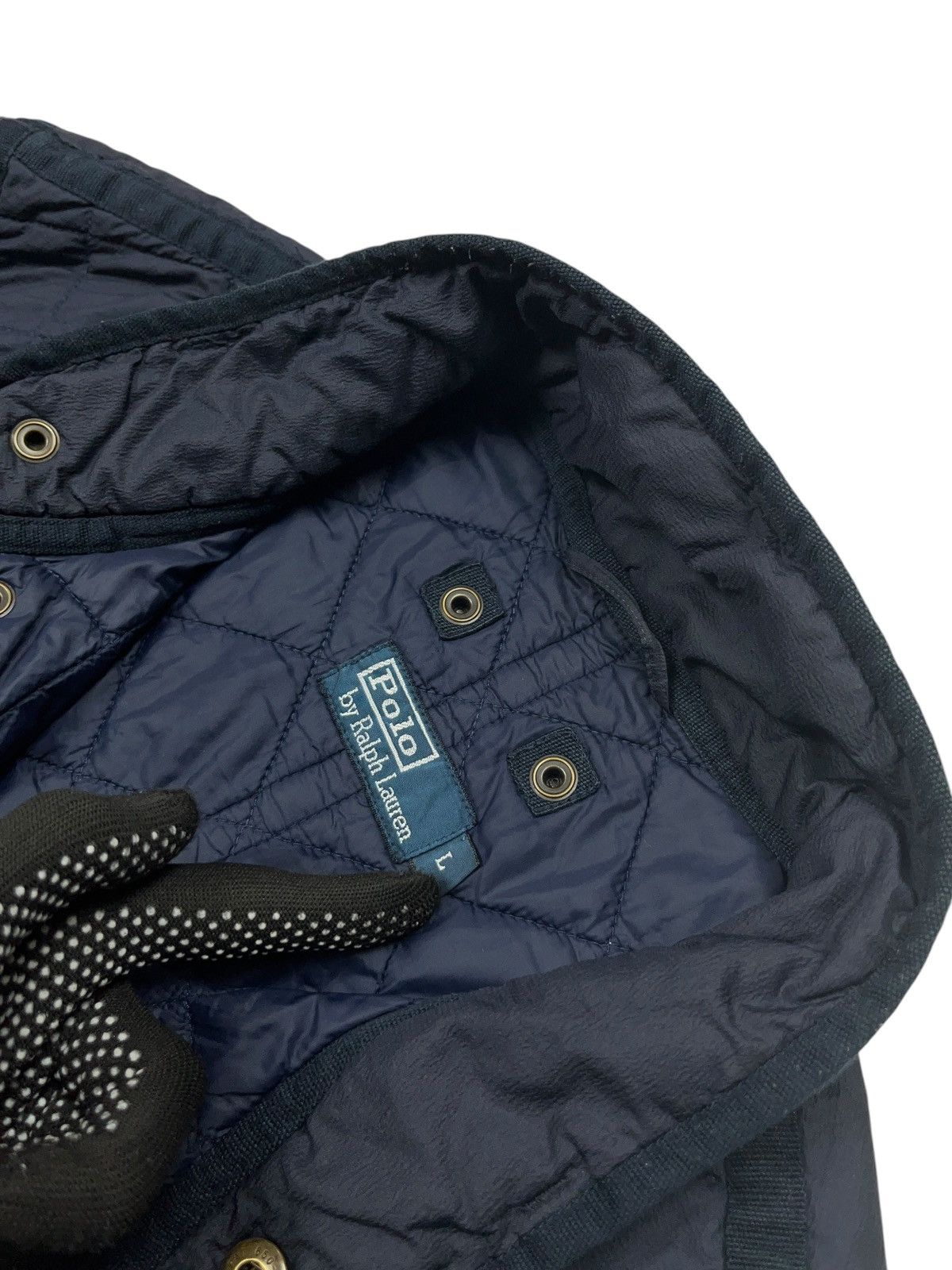 Hunter × Polo Ralph Lauren × Vintage Vintage 90s Polo Ralph Lauren Multi Pocket Quilted Jacket Size US L / EU 52-54 / 3 - 8 Thumbnail