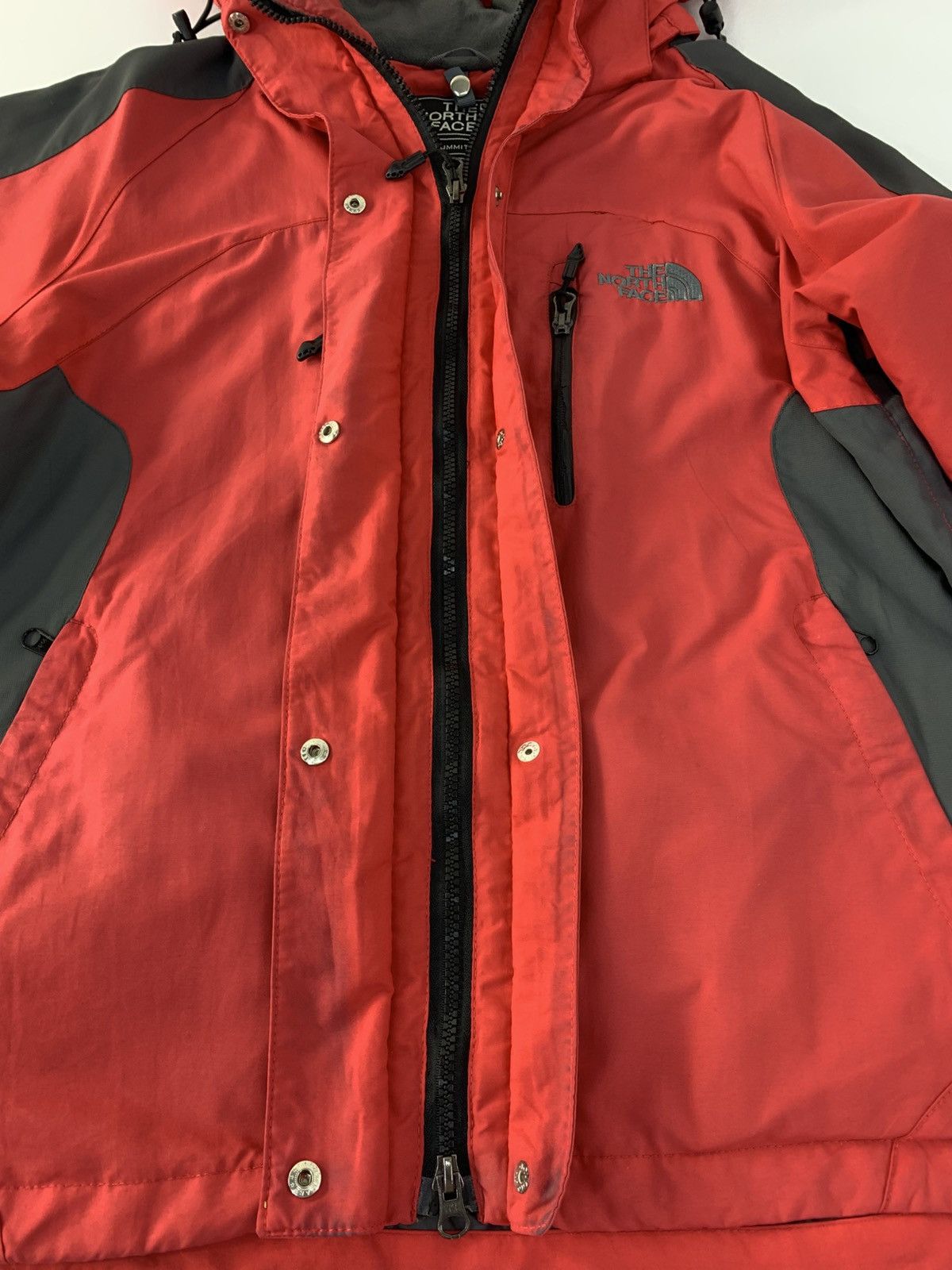 Goretex The North Face Gore-tex Summit Series Hooded Red Jacket Size US L / EU 52-54 / 3 - 5 Thumbnail