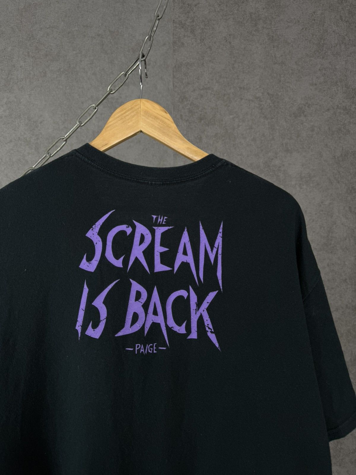 WWE Paige The Scream is back WWE WWF wrestling tee Size US XL / EU 56 / 4 - 6 Thumbnail