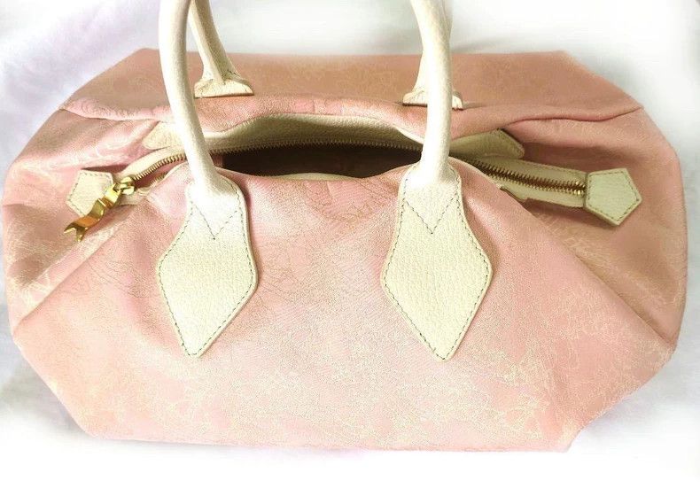 Vivienne Westwood Vivienne Westwood Pink Saturn embroidered bowling bag Size ONE SIZE - 3 Thumbnail