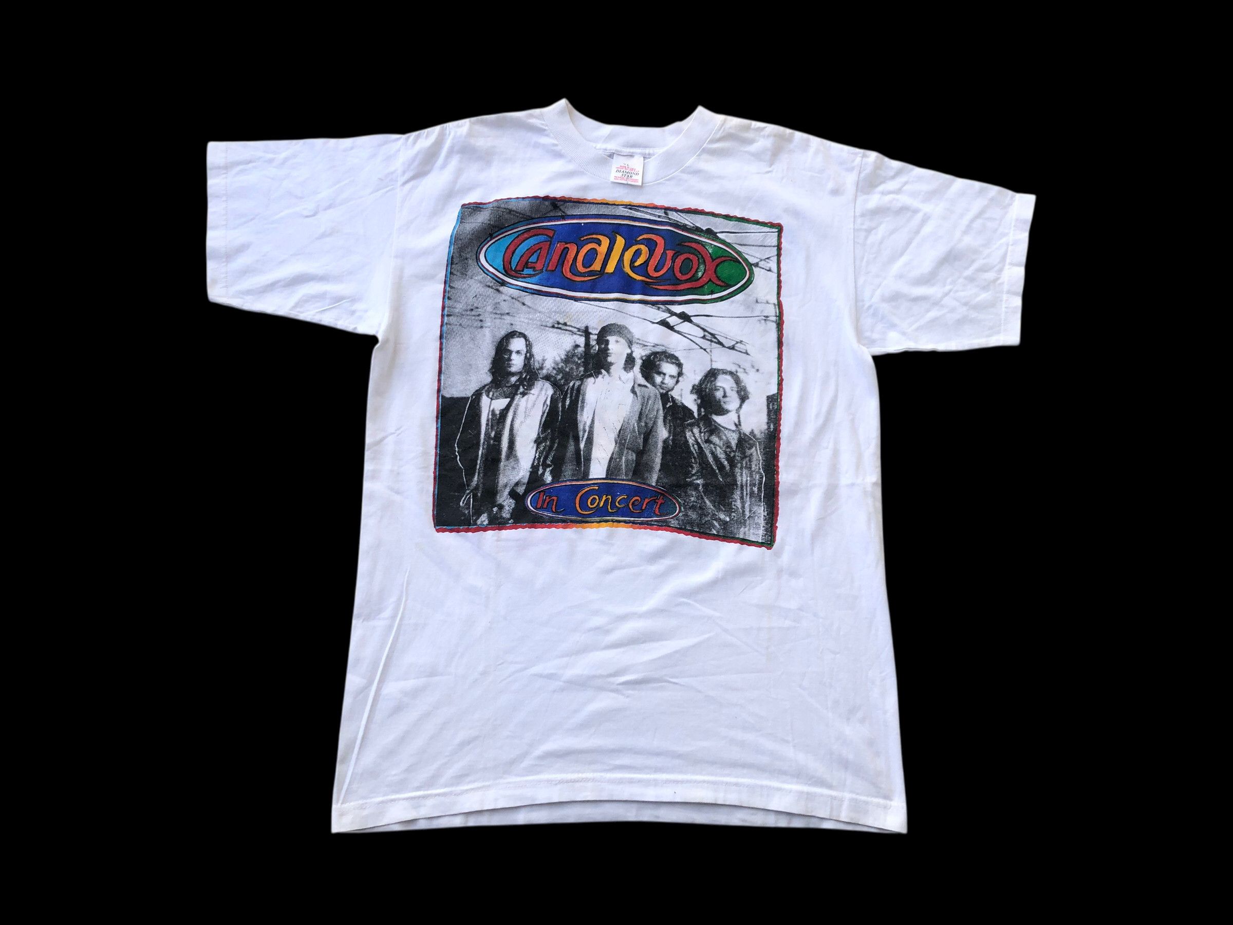 Vintage 🔥Vintage 90s CANDLEBOX Bootleg Tour Grunge Band T-Shirt Size US L / EU 52-54 / 3 - 1 Thumbnail