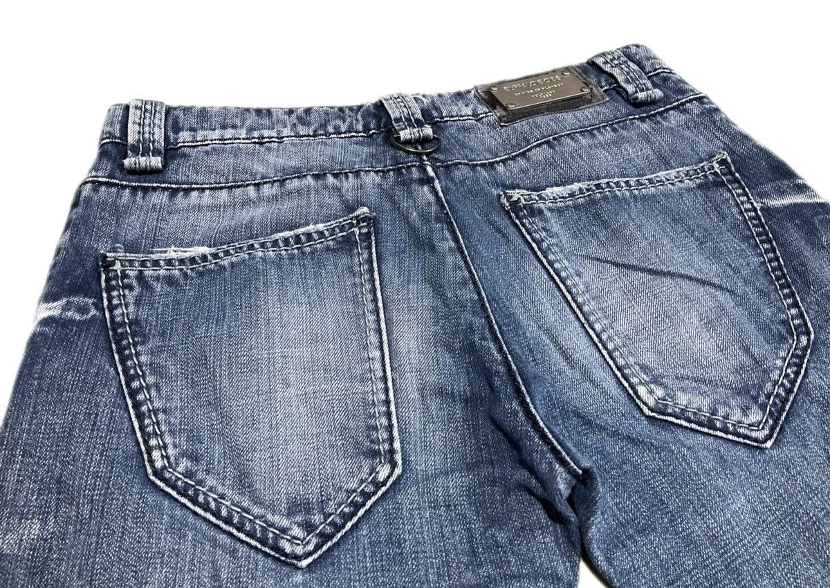 BUFFALO BOBS 🔥Sick Y2K Buffalo Bobs Flared Denim Curved Distressed Faded Size US 30 / EU 46 - 8 Thumbnail
