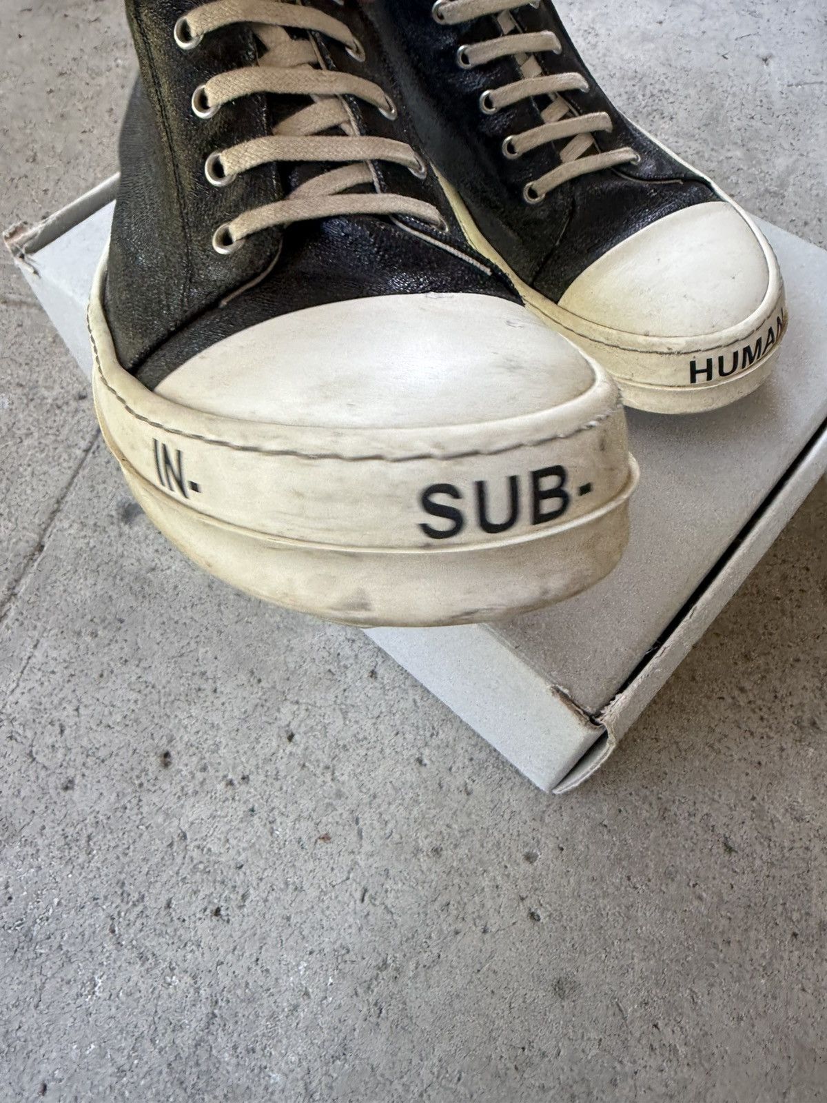 Rick Owens Drkshdw Rare Rick Owens Ramones Dark Shadow 44 In Sub Super Human Size US 10.5 / EU 43-44 - 2 Thumbnail