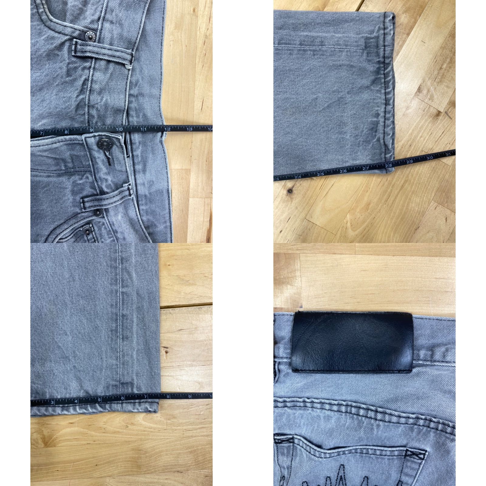 The Hundreds The Hundreds Denim Jeans Mens 30x28 Gray Casual Button Fly Skinny #6832 Size US 30 / EU 46 - 8 Thumbnail
