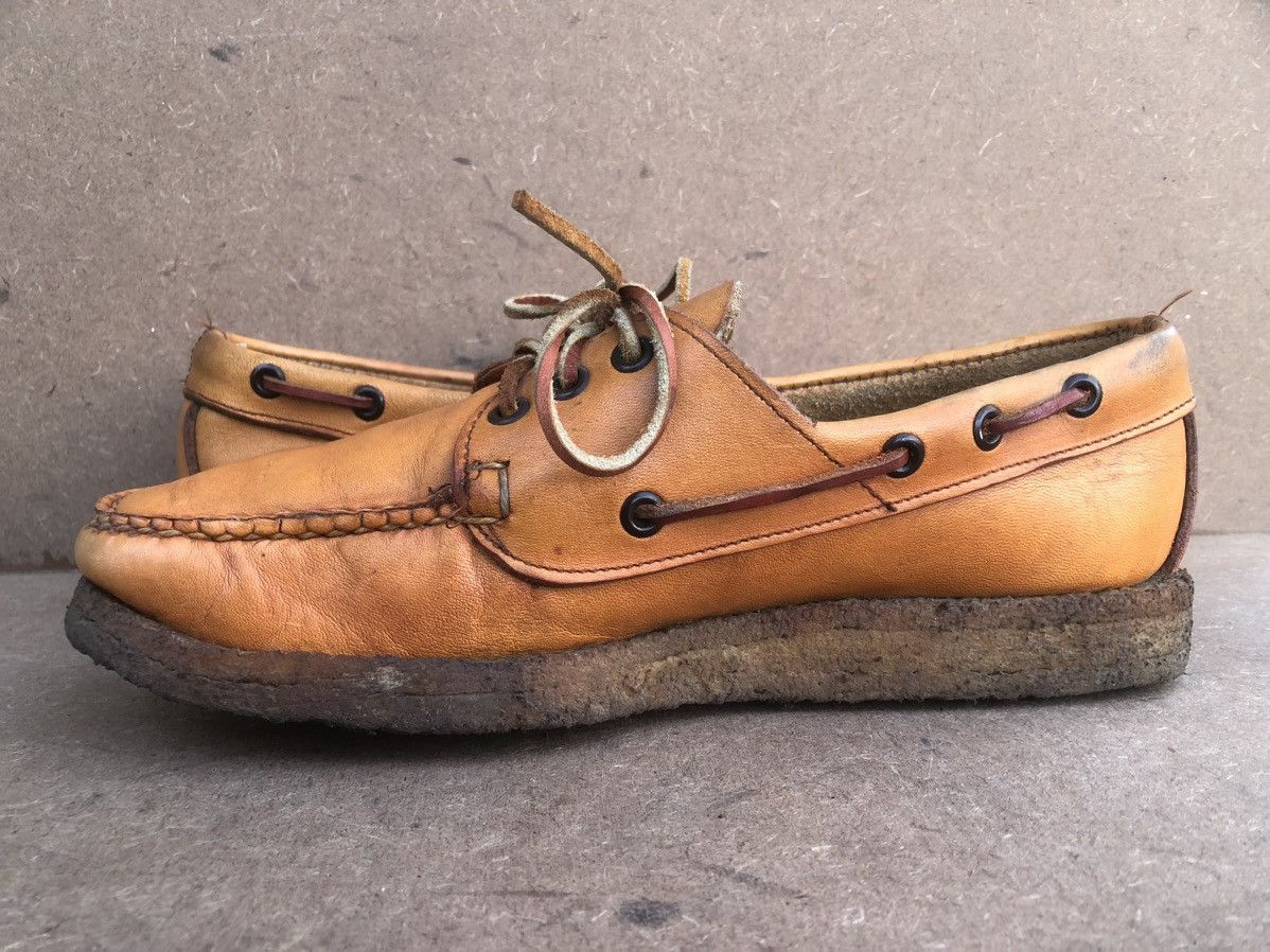 Quoddy Quoddy Brown Leather Men’s Boat Shoes Size 8.5 Size US 8.5 / EU 41-42 - 7 Thumbnail
