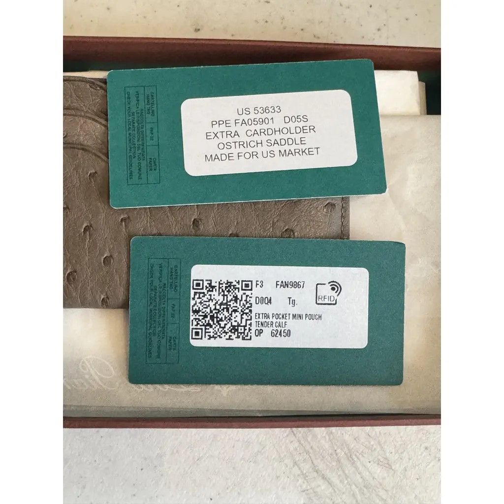Loro Piana o1v3rcll0525 Size: OS / Leather Card Holder in Brown Size ONE SIZE - 5 Thumbnail