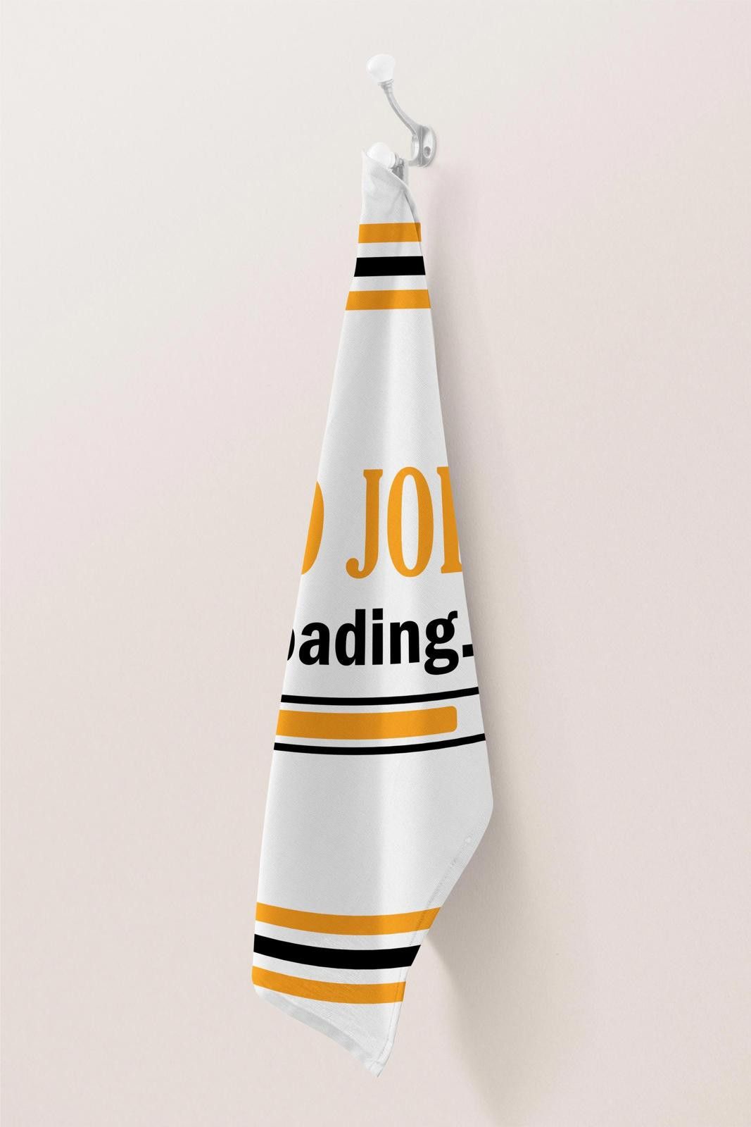 Designer Funny Golf Towels for Dads - 'Dad Jokes Loading...' Size ONE SIZE - 3 Thumbnail