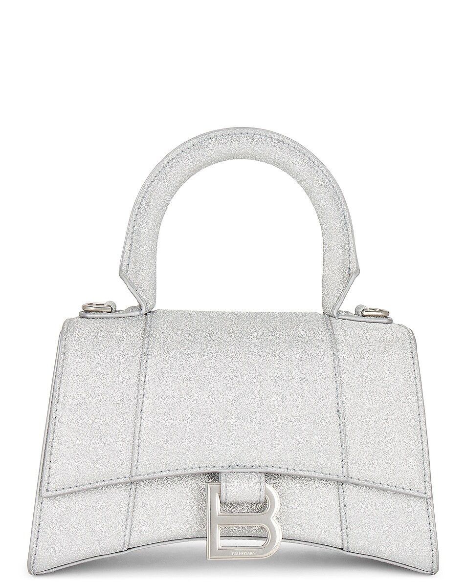 Balenciaga o1mt1gz0924 Size: OS / Hourglass XS Handbag Sparkling Size ONE SIZE - 3 Thumbnail
