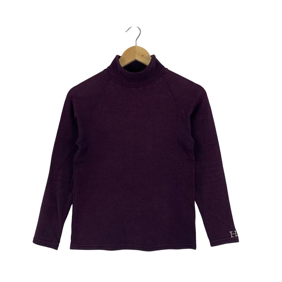 Japanese Brand HR MARKET Stretch Plain Japanese Brand Turtle Neck Tshirt Size US S / EU 44-46 / 1 - 1 Thumbnail