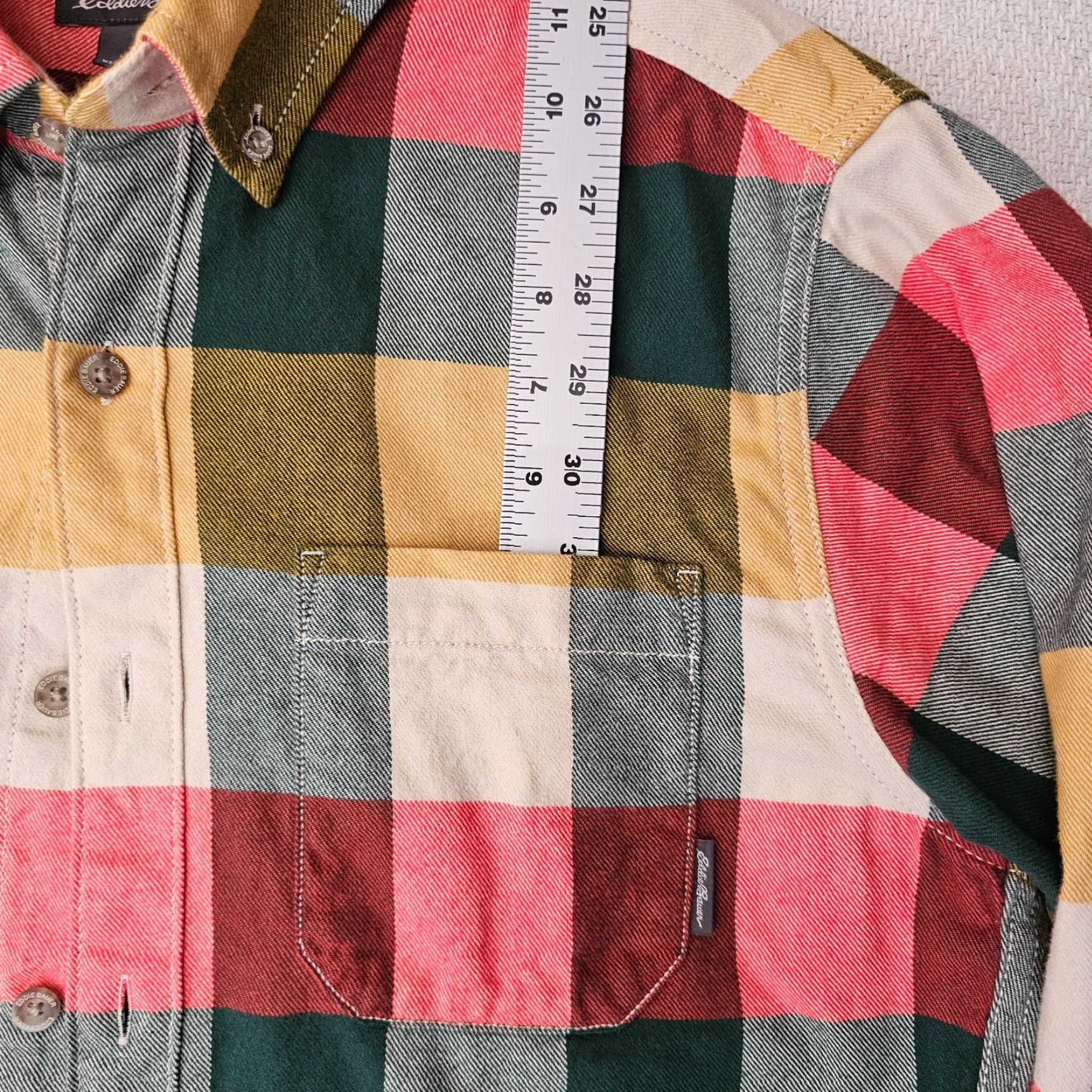 Eddie Bauer Eddie Bauer Button-Up Flannel Shirt Men's S Small Casual Check 100% Cotton Long Sleeve Multicolor Size US S / EU 44-46 / 1 - 4 Thumbnail