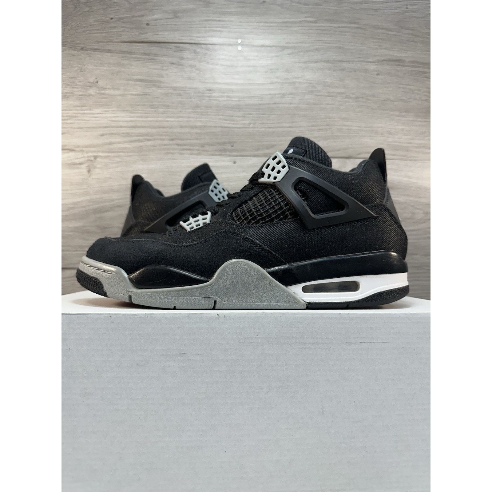 Jordan Brand Jordan 4 Retro SE Black Canvas - Size 8.5 Size US 8.5 / EU 41-42 - 1 Thumbnail