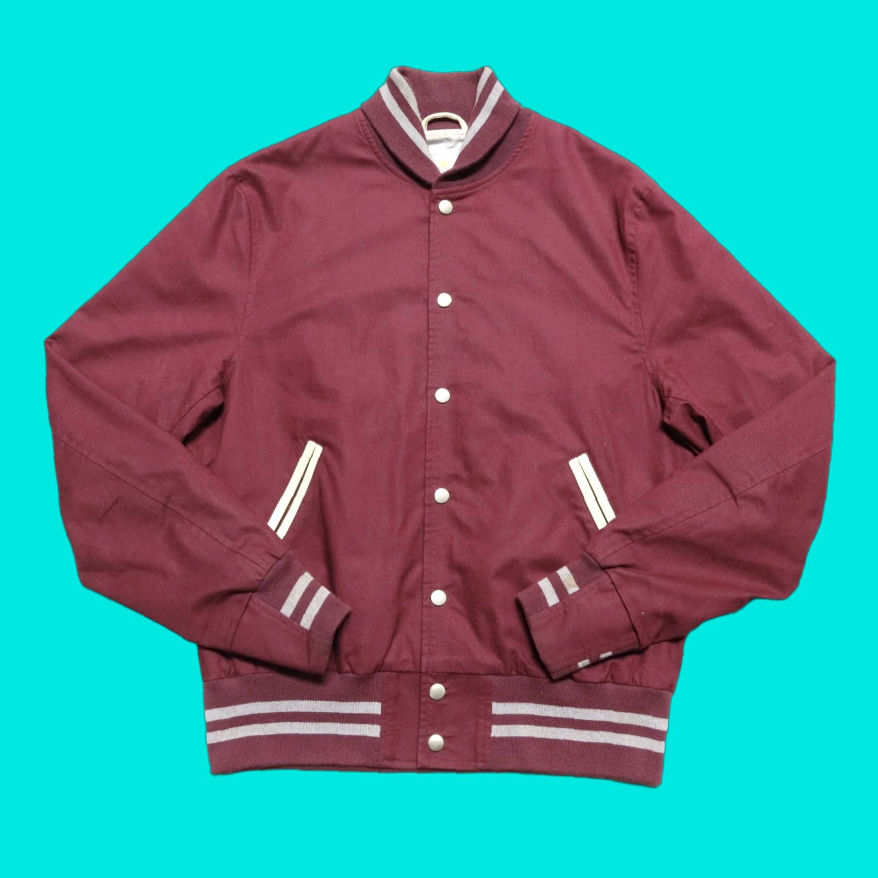 Golden Bear Golden Bear Varsity Jacket for Union Made Size M Maroon Men Adult Jacket Size US M / EU 48-50 / 2 - 1 Thumbnail
