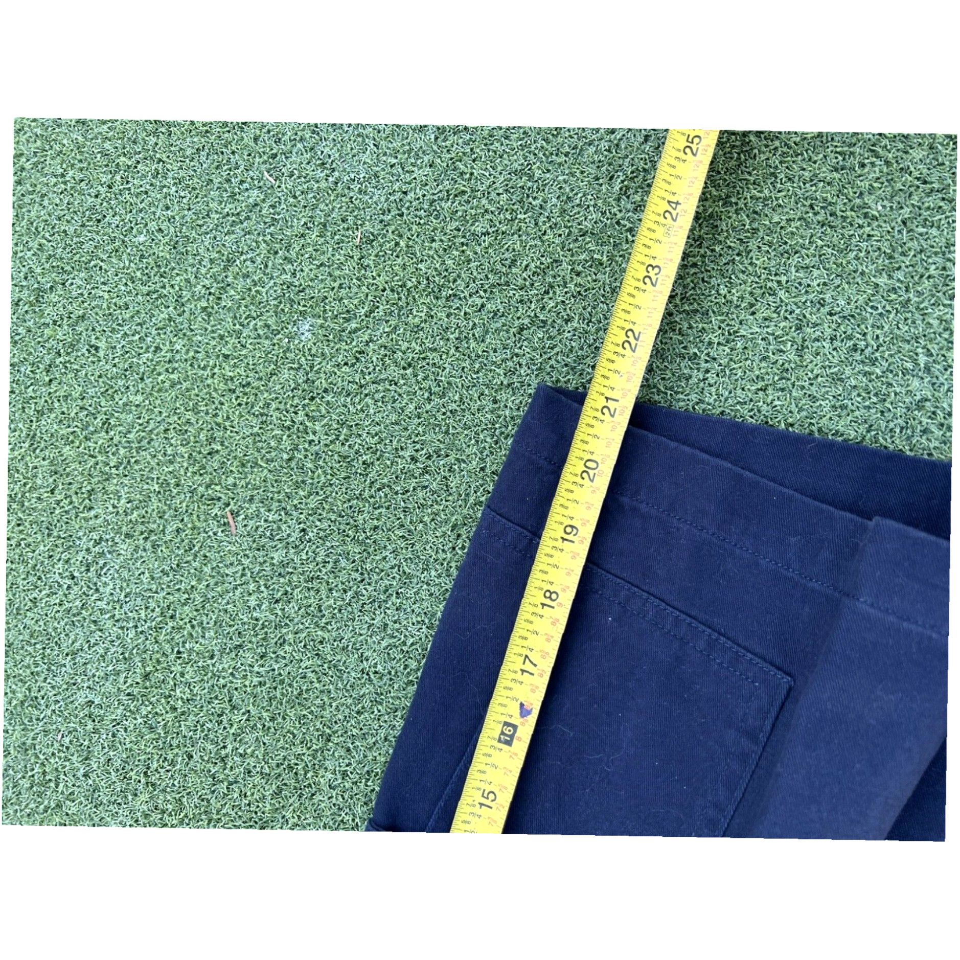 Savane Savane Men’s 40 Waist Blue Solid Cotton Flap Pockets Cargo Shorts Size US 40 / EU 56 - 6 Thumbnail