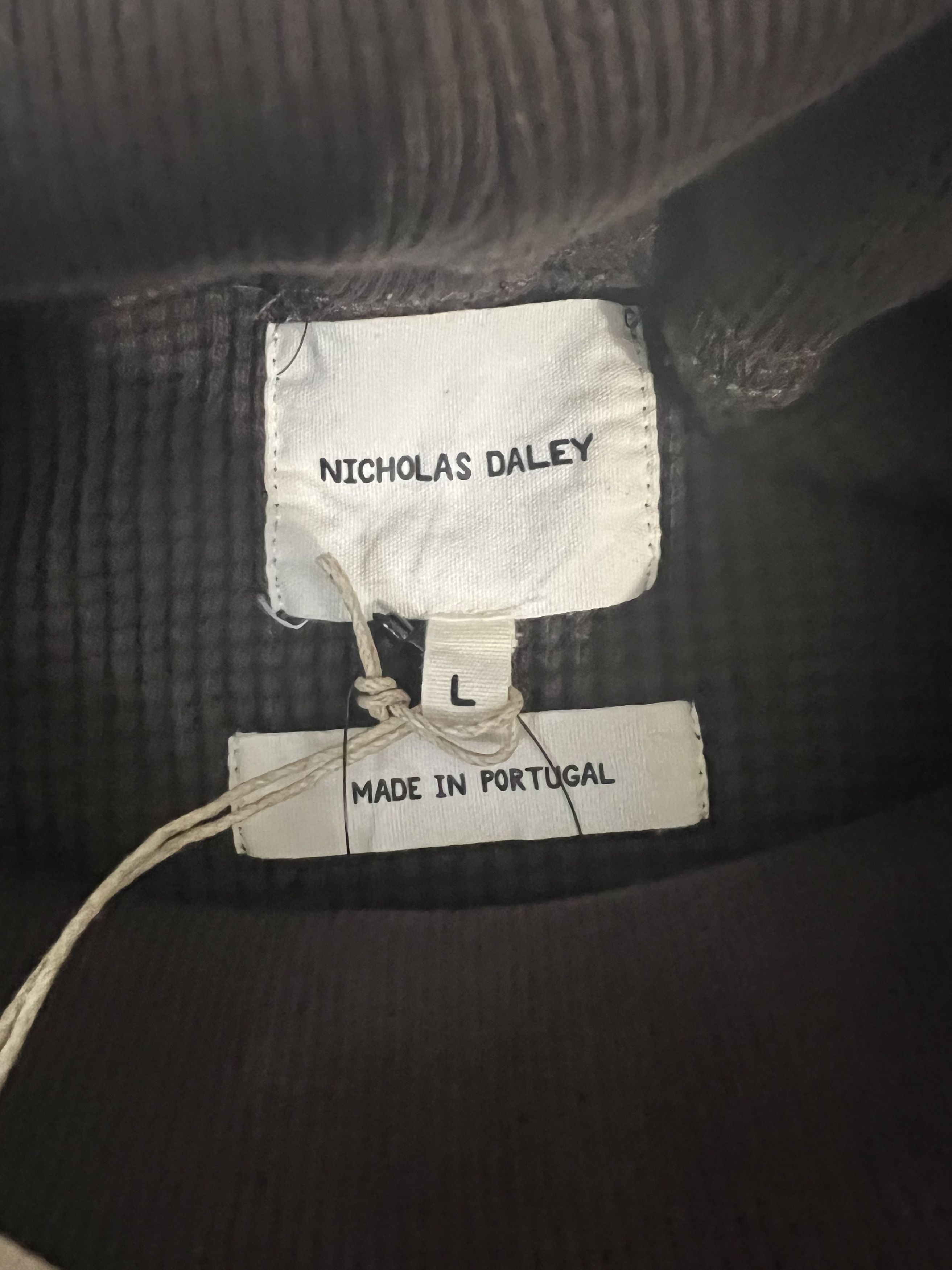 Nicholas Daley Handcrafted Cotton TurtleNeck Sweater Size US L / EU 52-54 / 3 - 5 Thumbnail