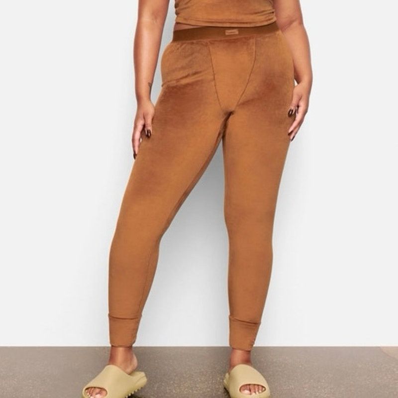 SKIMS SKIMS Velour Legging Copper NWT Size 3X Size 38" / US 16 / IT 52 - 1 Thumbnail
