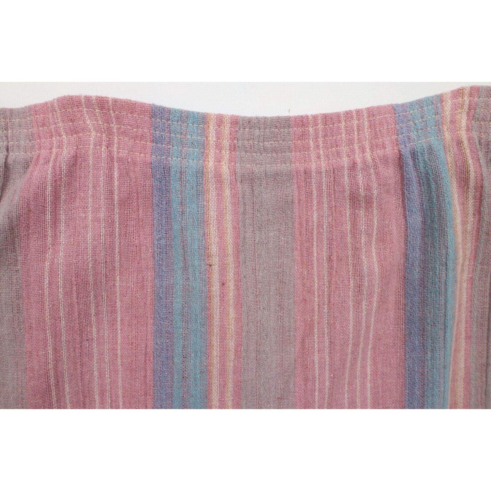 Vintage Vintage 70s Streetwear Pastel Wool Tweed Skirt Size 38" / US 16 / IT 52 - 11 Thumbnail