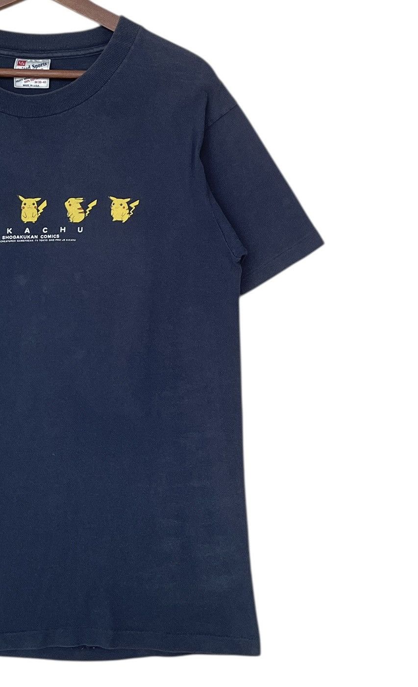 Vintage Vintage Movie Cartoon Pikachu T-shirt 1999s Size US M / EU 48-50 / 2 - 4 Thumbnail