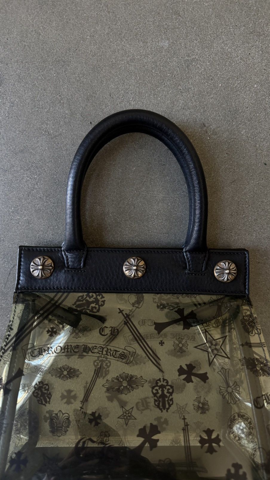 Chrome Hearts RARE! Chrome Hearts Mini Drew All-Over Printed Handle Bag Size ONE SIZE - 2 Thumbnail