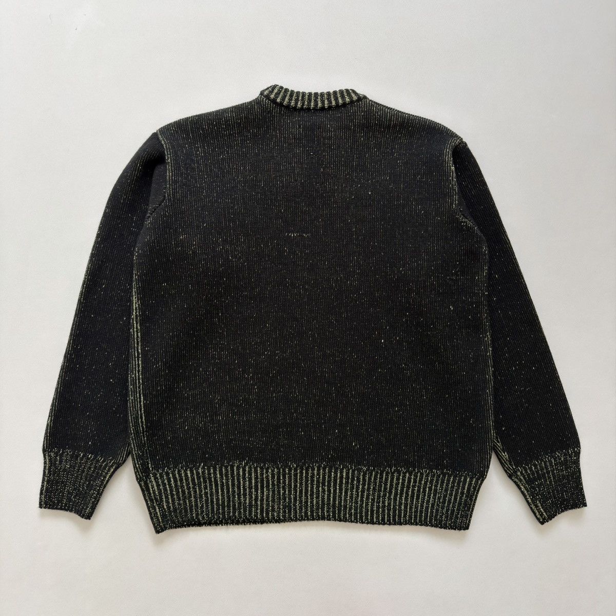 GR10K Black/Lime ‘Aimless Compact Knit’ Sweater Size US M / EU 48-50 / 2 - 13 Thumbnail