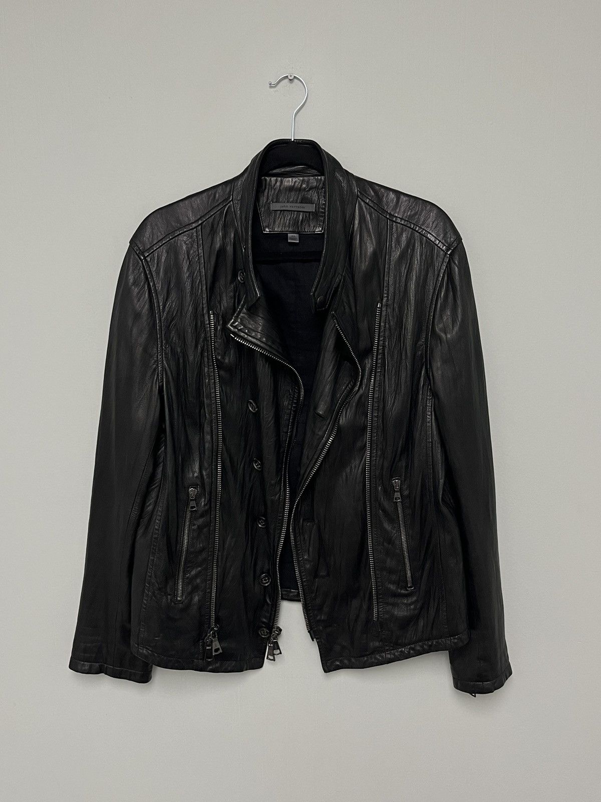 John Varvatos Asymmetrical biker jacket. 46 Size US S / EU 44-46 / 1 - 14 Thumbnail