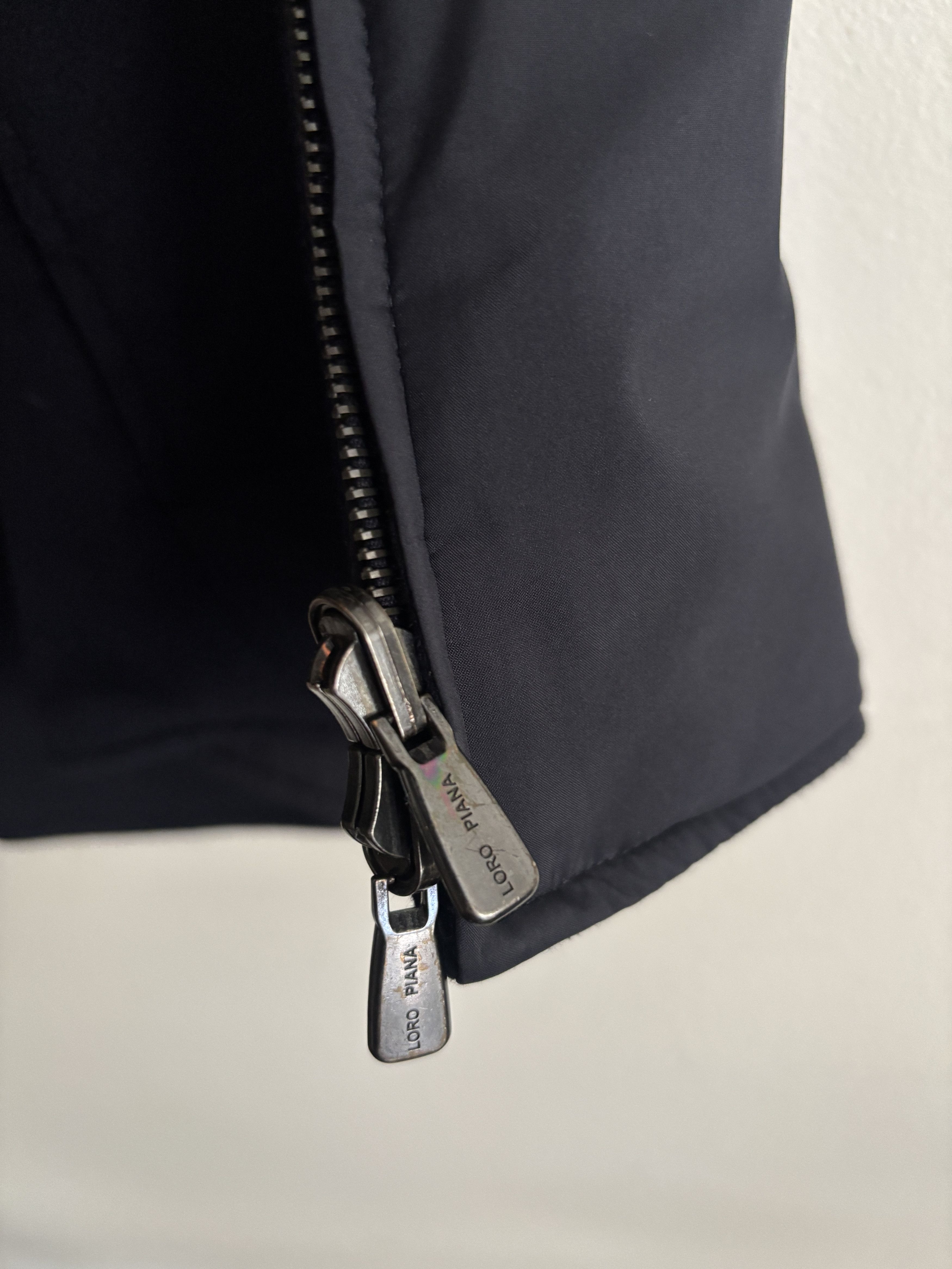 Loro Piana $4500 Storm System Reversible Navy Cashmere Nylon Vest - XXL Size US XXL / EU 58 / 5 - 10 Thumbnail