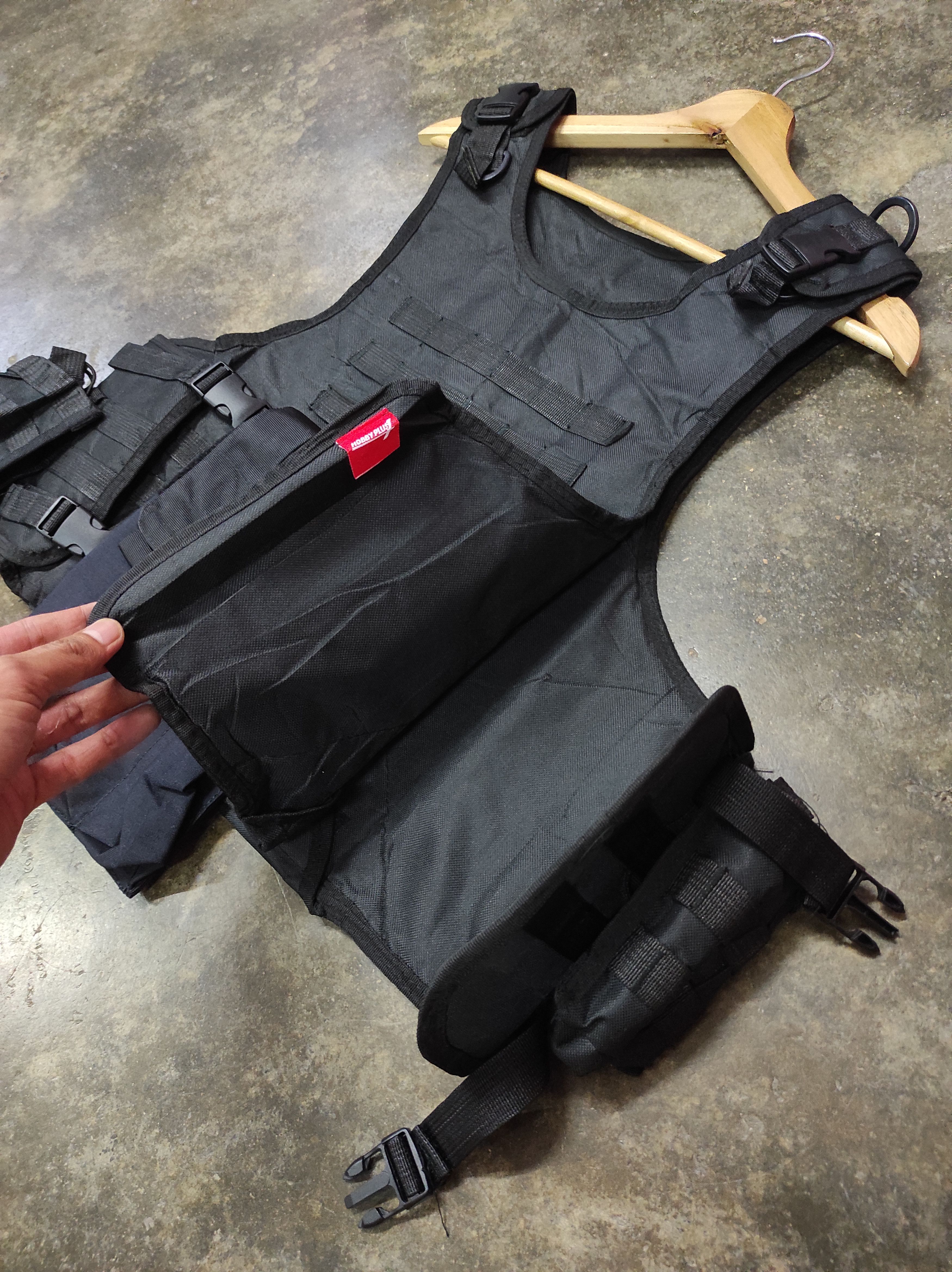 Other HOBBY PLUS BLACK MULTIPOCKET VEST JACKET SLEEVELESS Size US L / EU 52-54 / 3 - 6 Thumbnail