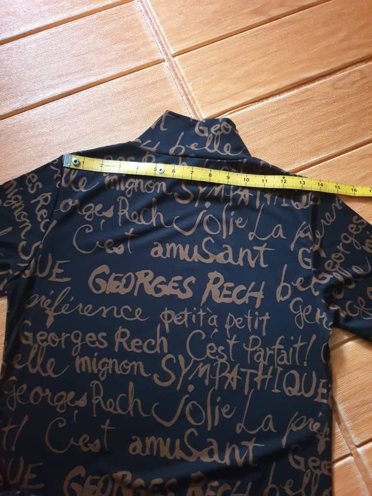 Japanese Brand George Rech Paris monogram turtle neck Shirt Size M / US 6-8 / IT 42-44 - 9 Thumbnail