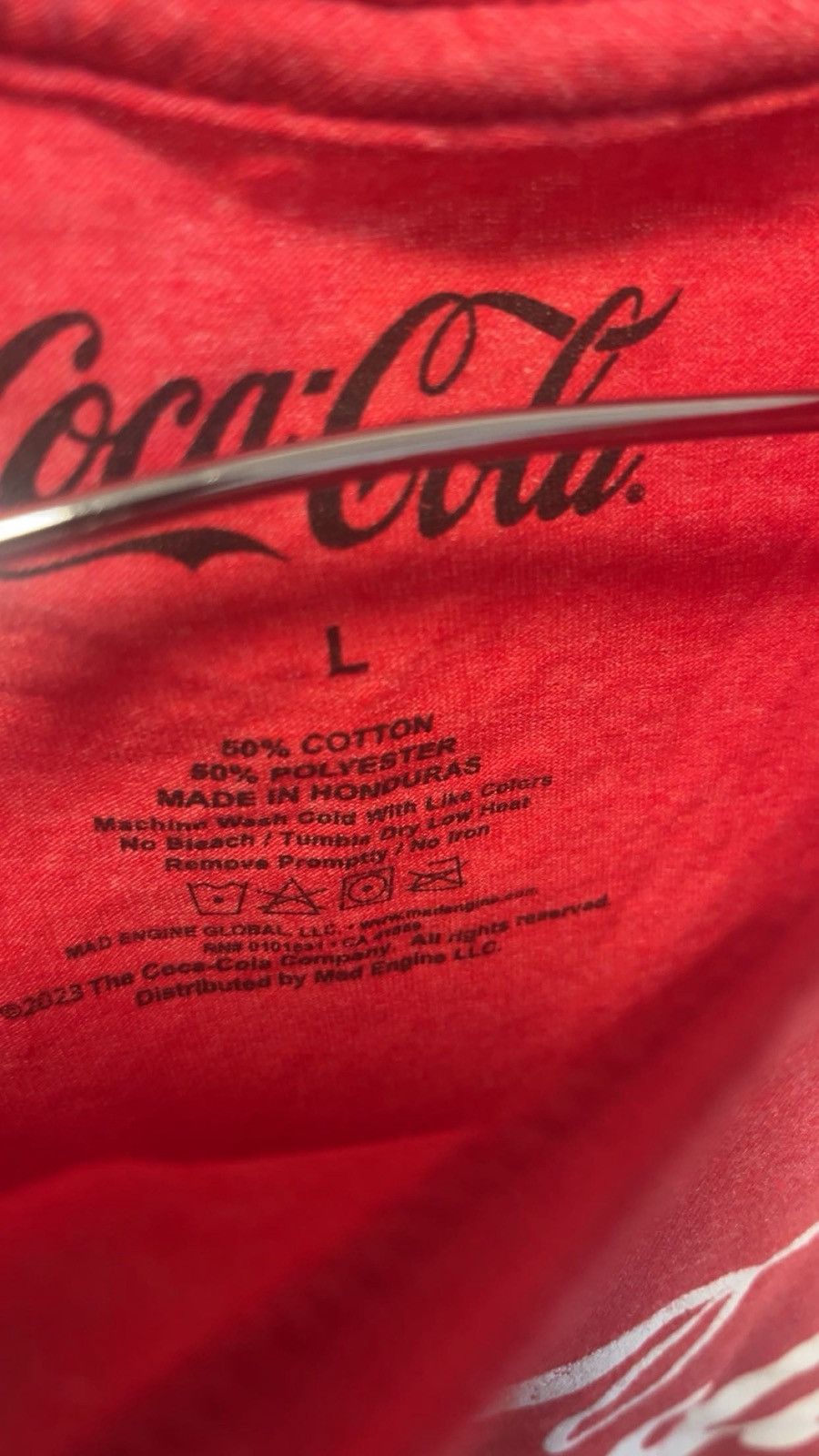 Vintage Red Coca Cola Shirt Size US L / EU 52-54 / 3 - 3 Thumbnail