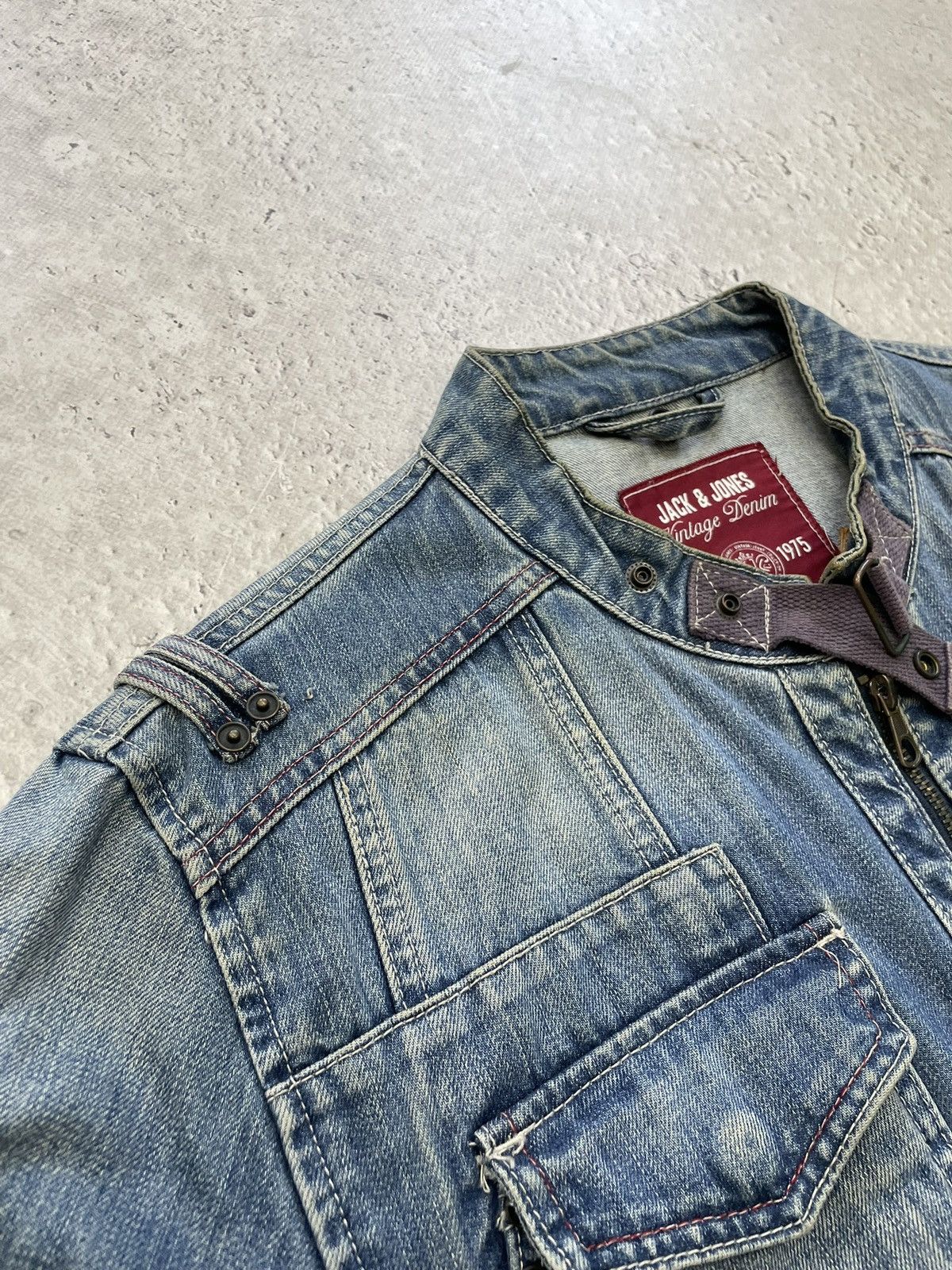 Diesel Diesel style distressed denim zipper jacket y2k hype Size US M / EU 48-50 / 2 - 6 Thumbnail