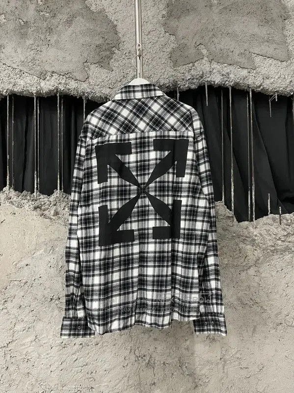 Off-White Off-White Plaid Long Sleeve Shirt for Men . Size US XL / EU 56 / 4 - 2 Thumbnail