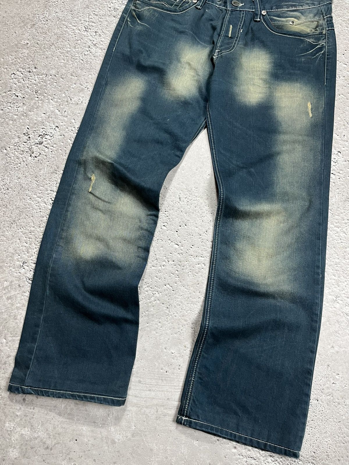 Armani Armani Jeans Size 36 Factory Faded Blue Denim Pants Size US 36 / EU 52 - 10 Thumbnail
