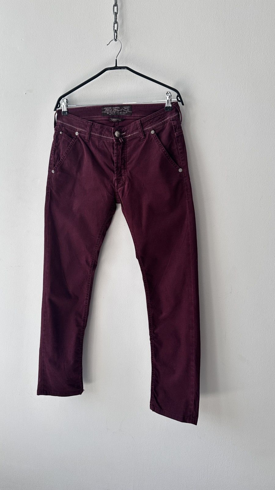Jacob Cohen Jacob Cohen 613 Comfort Trousers Chinos Micro Pattern Sz 32 Size US 32 / EU 48 - 3 Thumbnail
