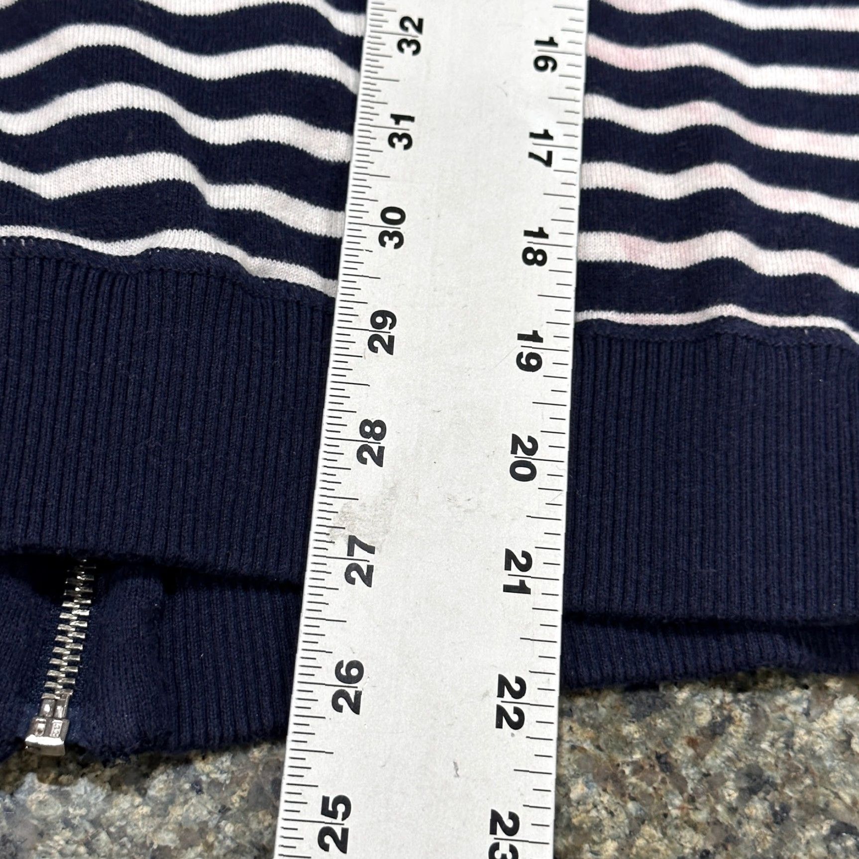 Michael Kors VINTAGE Michael Kors Hoodie Jacket Women S Blue White Pink Striped Hooded Full Zip Pockets Mid-Length Casual 2020s Womens Size S / US 4 / IT 40 - 5 Thumbnail