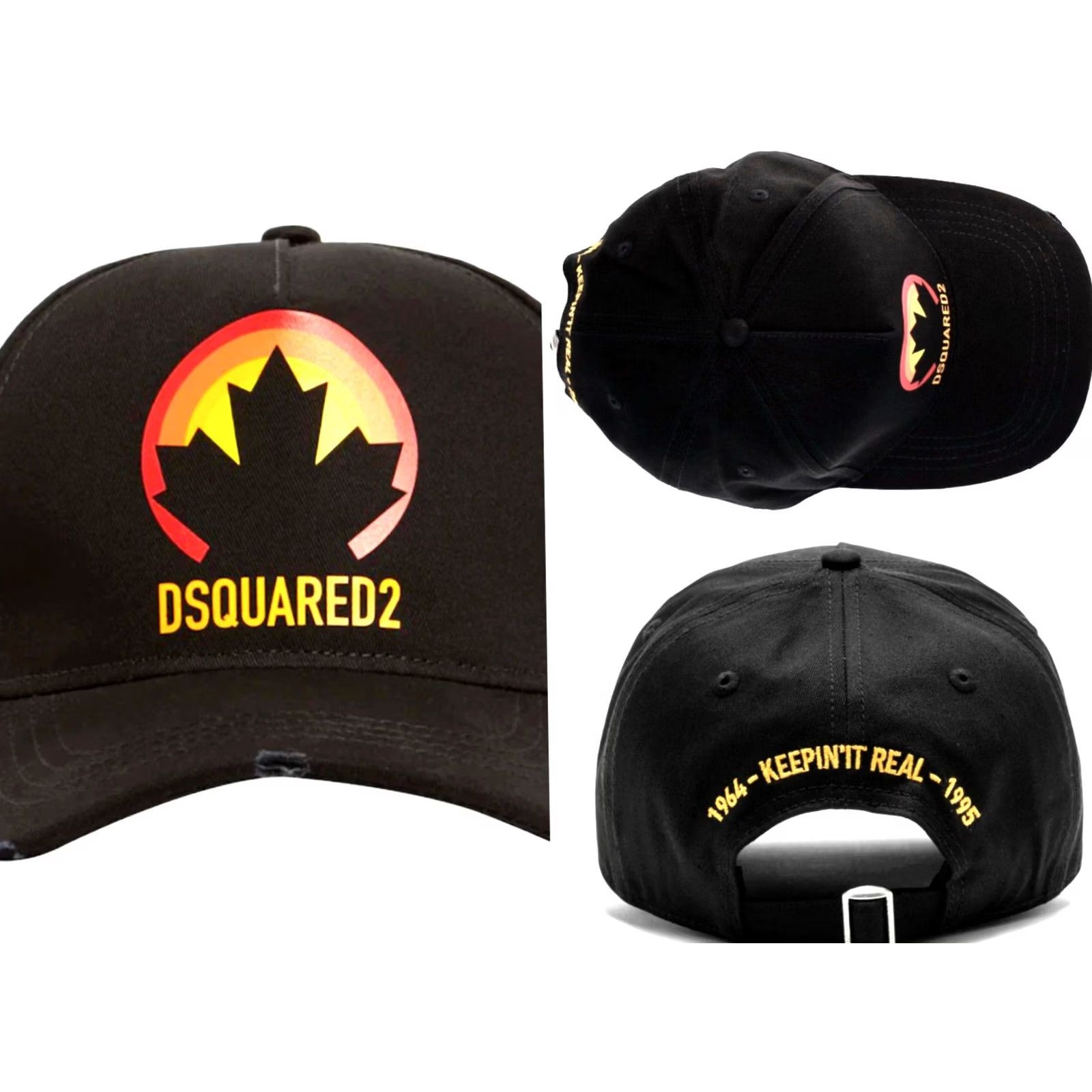Dsquared2 Dsquared2 Leaf Icon Baseball Cap Trucker Hat New Collection Size ONE SIZE - 7 Thumbnail