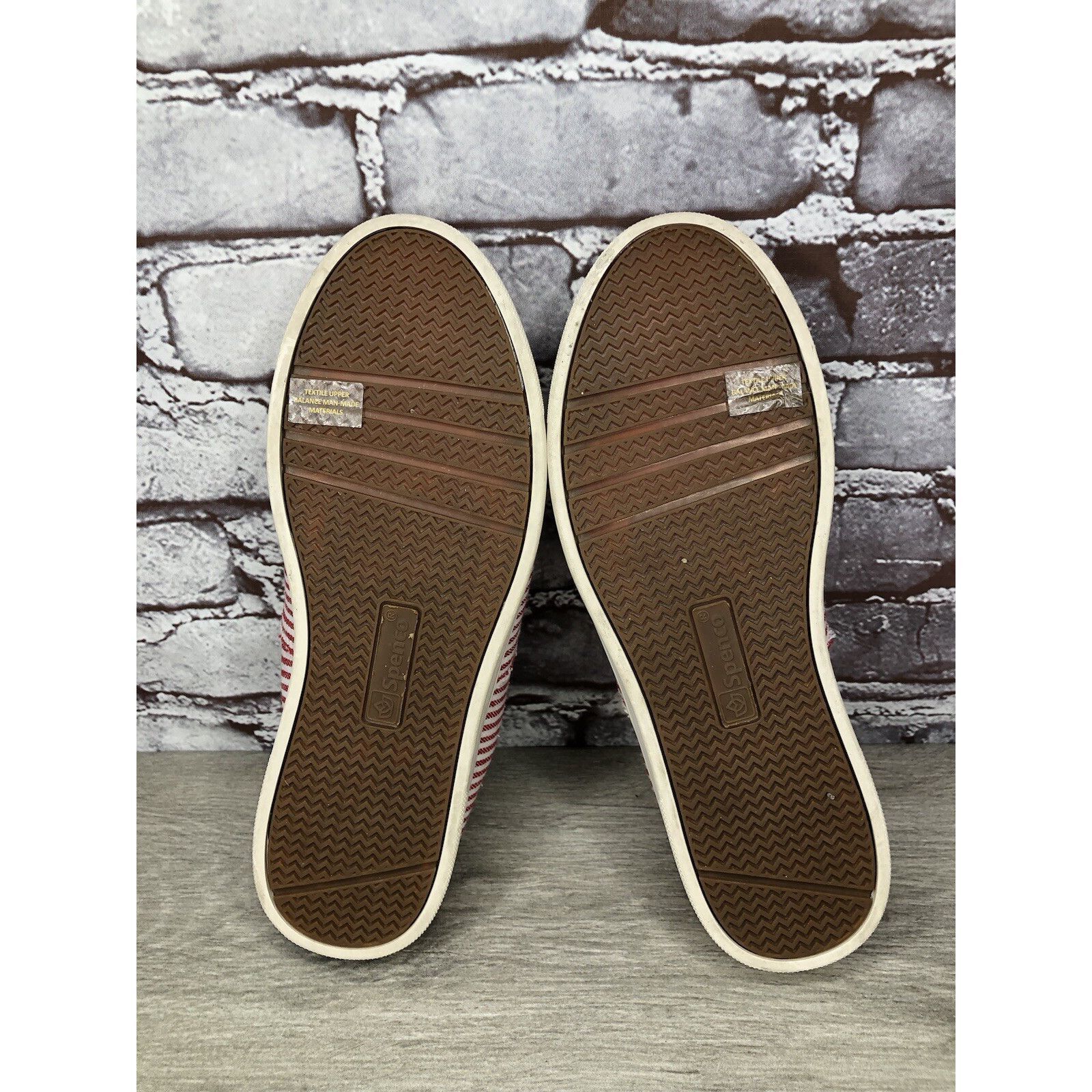Other Spenco Orthotic Red Stripe Canvas Santa Rosa Mule Shoes Wome Size US 9 / IT 39 - 11 Thumbnail