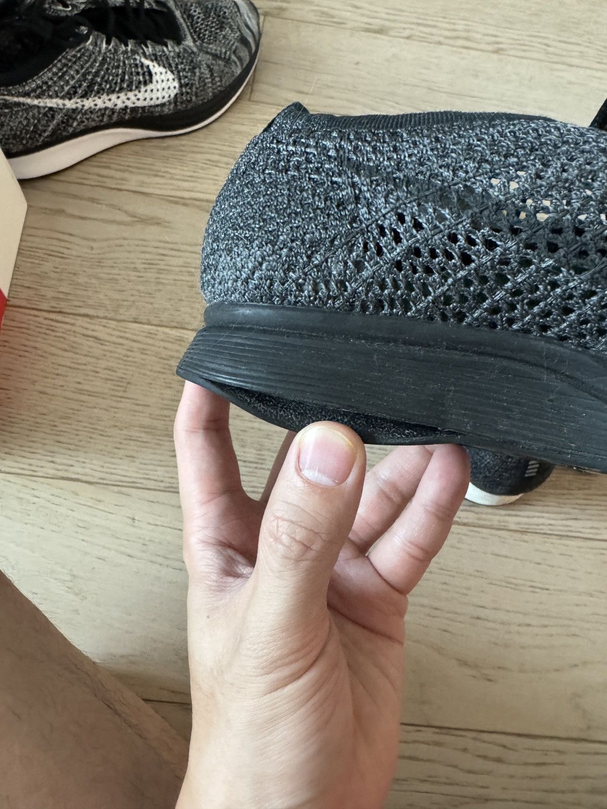 Nike Flyknit Racer ‘Triple Black’ US9 Size US 9 / EU 42 - 6 Thumbnail