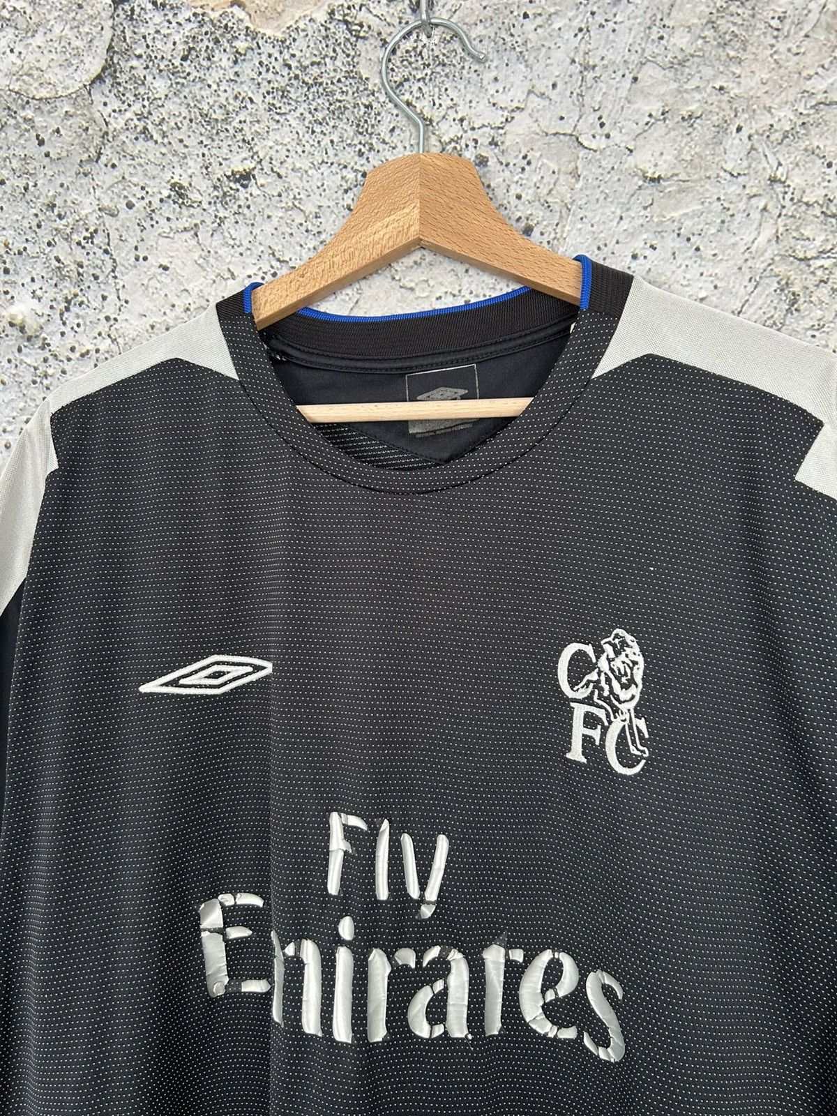 Umbro Vintage Chelsea London Umbro Soccer Jersey Football 90s Rare Size US XXL / EU 58 / 5 - 3 Thumbnail