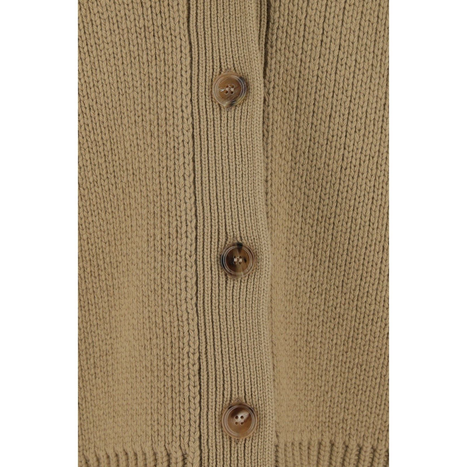 Prada PRADA Cappuccino Wool Blend Oversize Cardigan New & Authenti Size M / US 6-8 / IT 42-44 - 3 Thumbnail