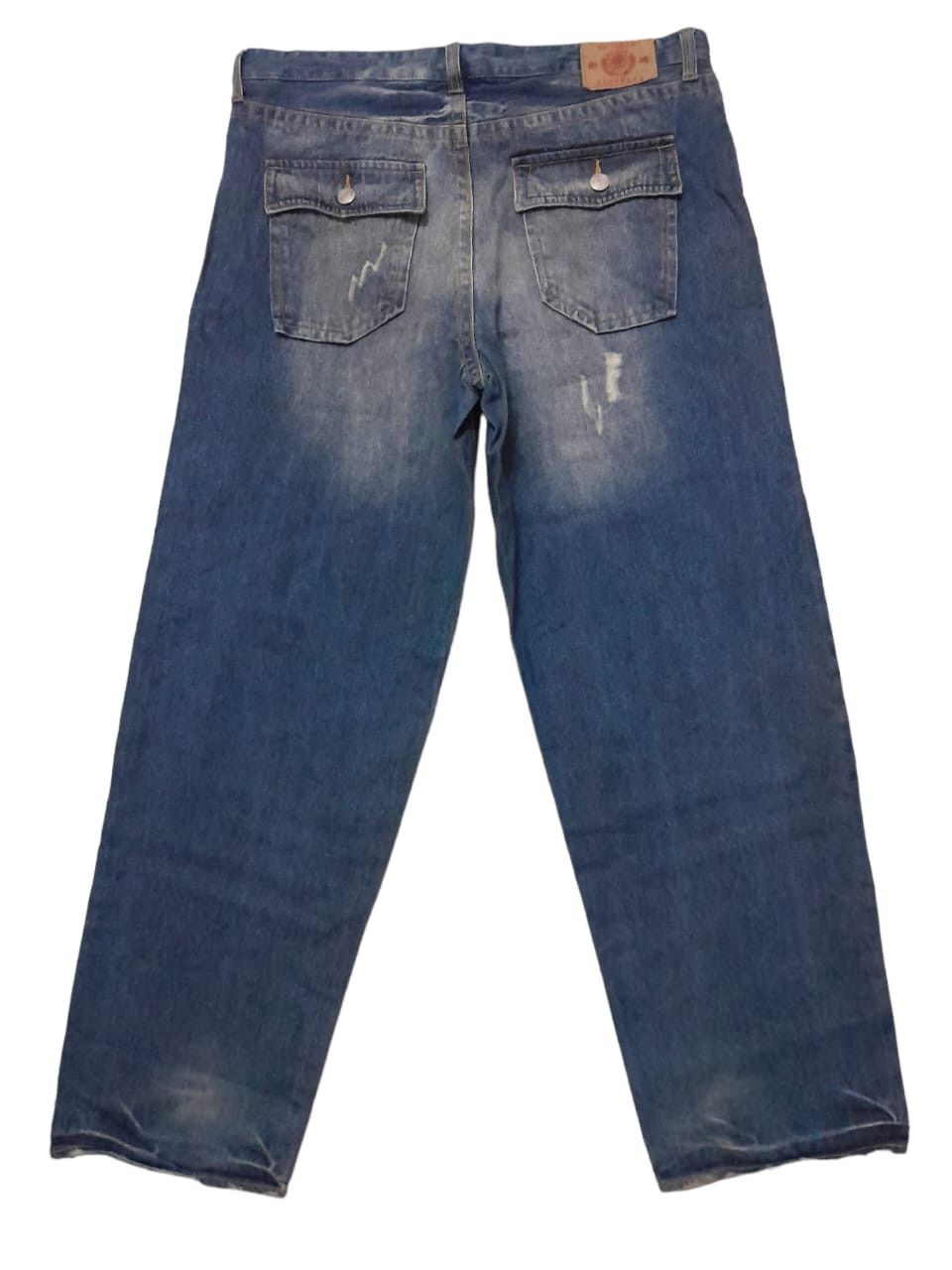 Japanese Brand Buden Sukajan Denim Ryu Dragon Japan (F107) Waist 39 Size US 39 - 8 Thumbnail