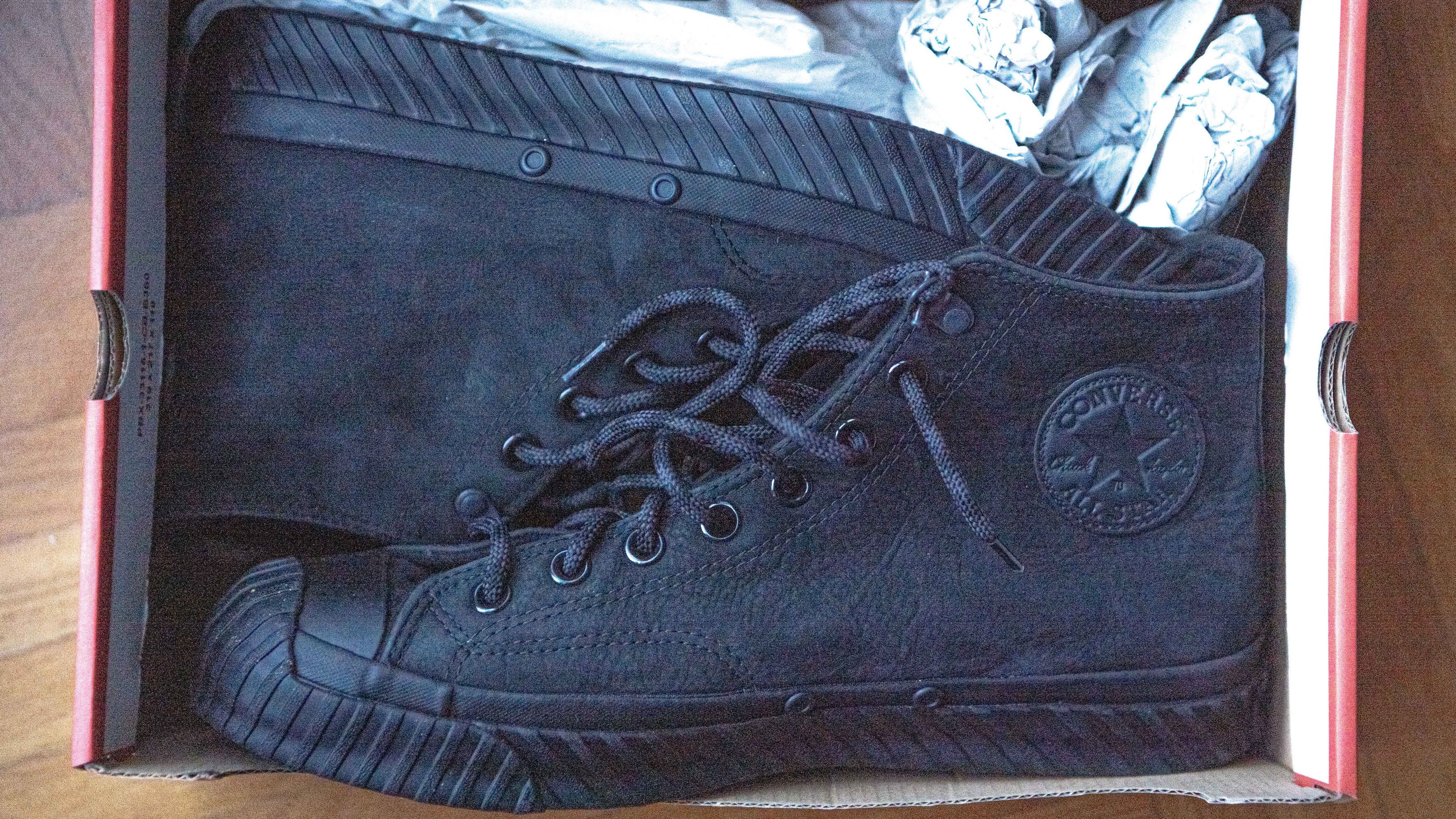 Converse All Star Converse Chuck 70 Black Leather High Top Size US 9.5 / EU 42-43 - 6 Thumbnail