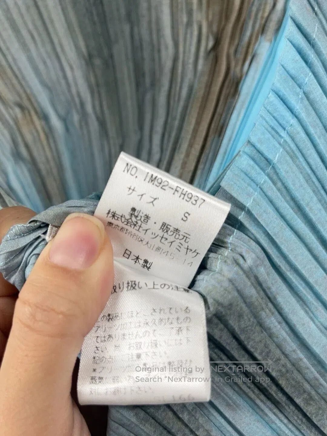 Issey Miyake Issey Miyake Pleated Blue Dress. Size S / US 4 / IT 40 - 5 Thumbnail
