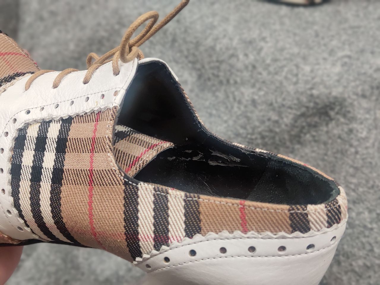 Burberry Vintage Burberry London Nova Check Leather Heels Shoes Y2K Size US 7 / IT 37 - 25 Thumbnail