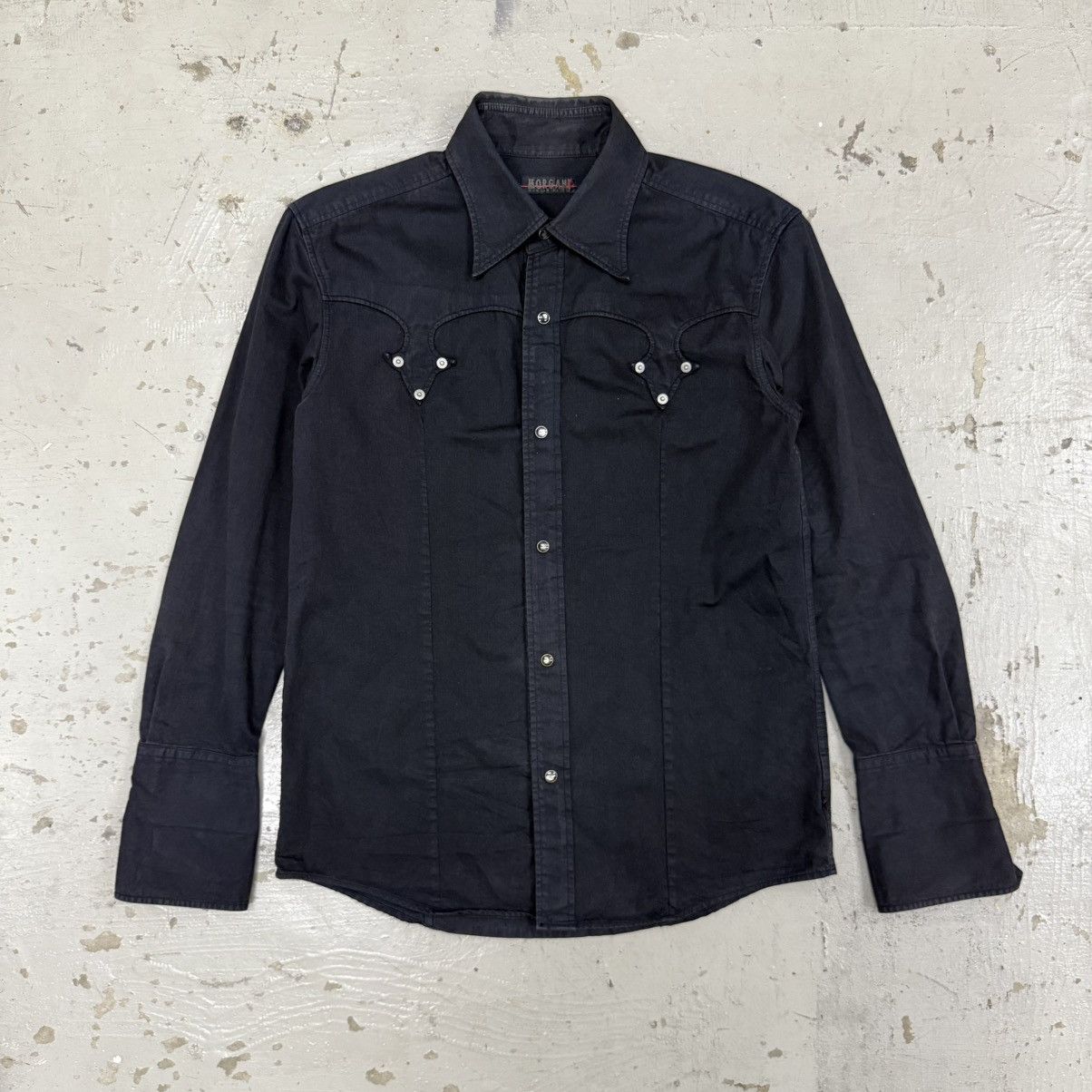 Morgan Homme Western Chrome Heart Dagger Inspired Button Ups