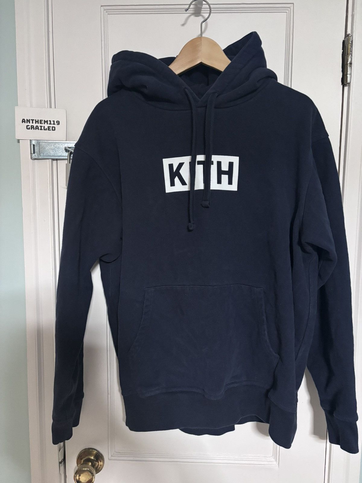 Kith box logo hoodie hotsell